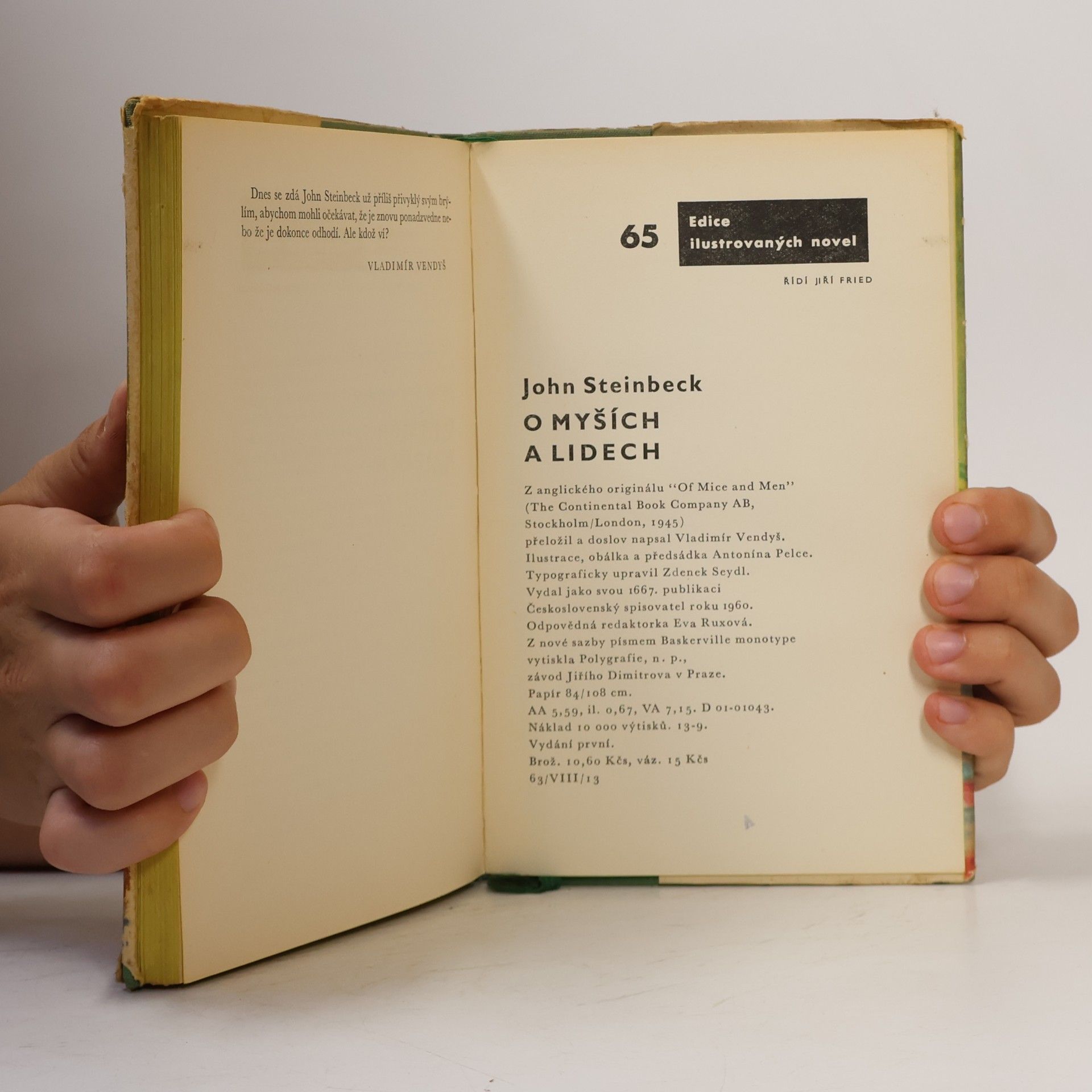 John Steinbeck O myších a lidech