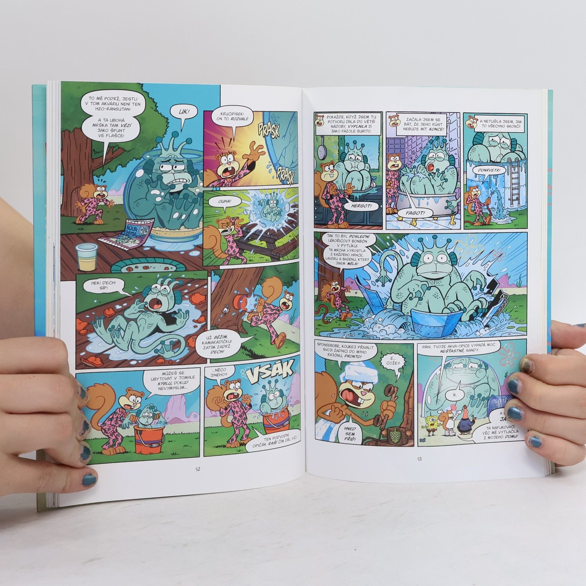 Stephen Hillenburg SpongeBob : komiks. Č. 1, Praštěné podmořské příběhy