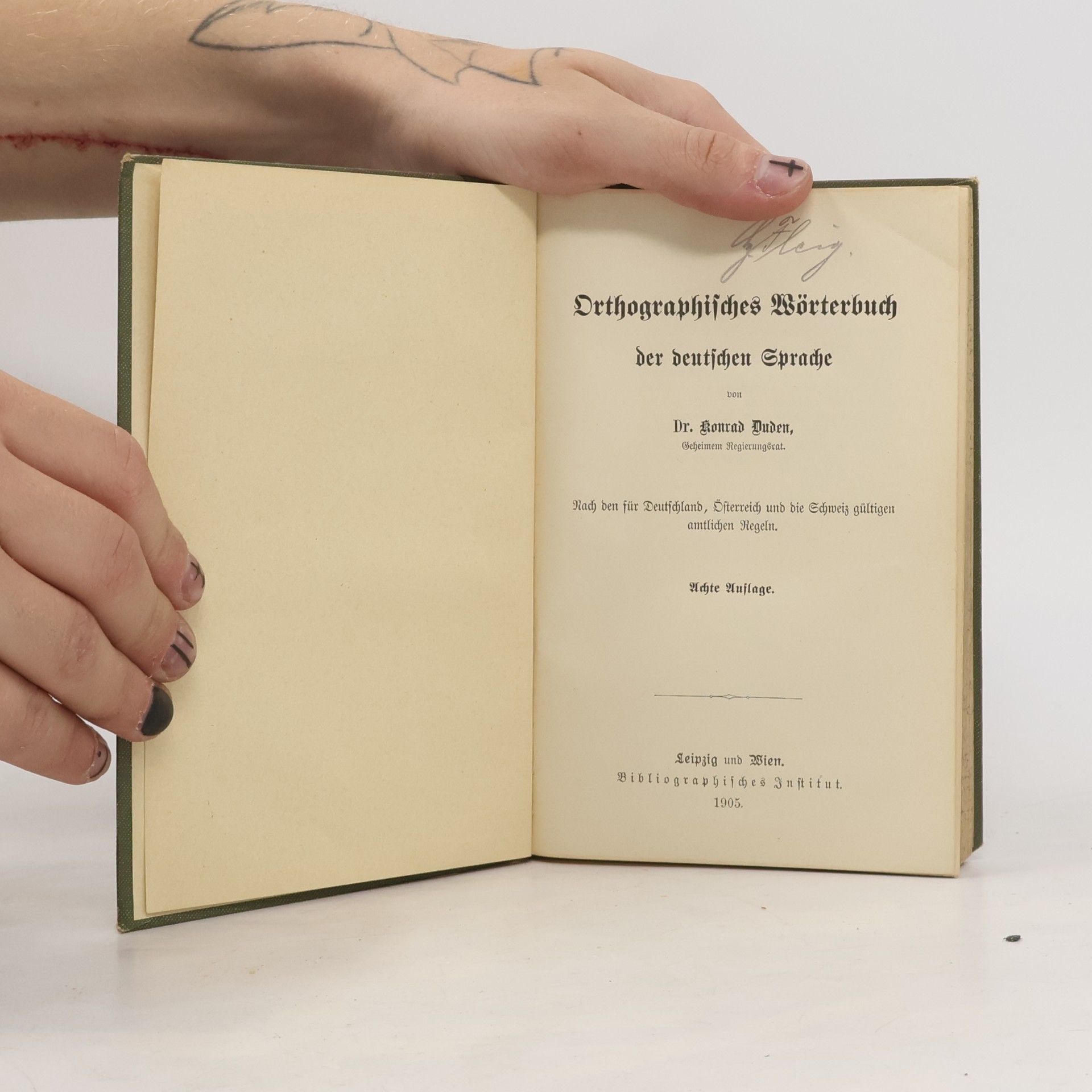 Konrad Duden Orthographisches Wörterbuch der deutschen Sprache