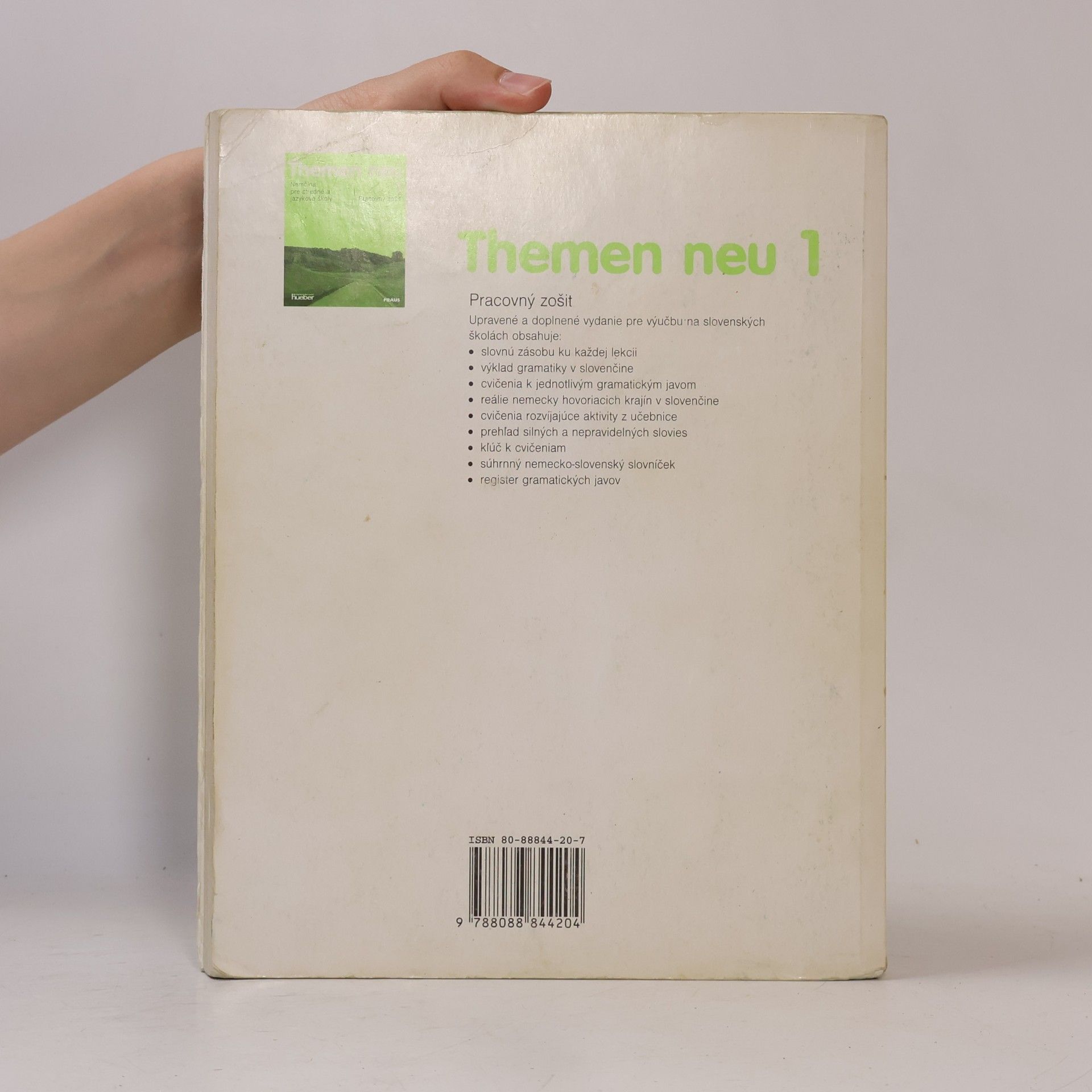 Autorenkollektiv Themen neu 1. Němčina pre stredné a jazykové školy. Pracovný zošit