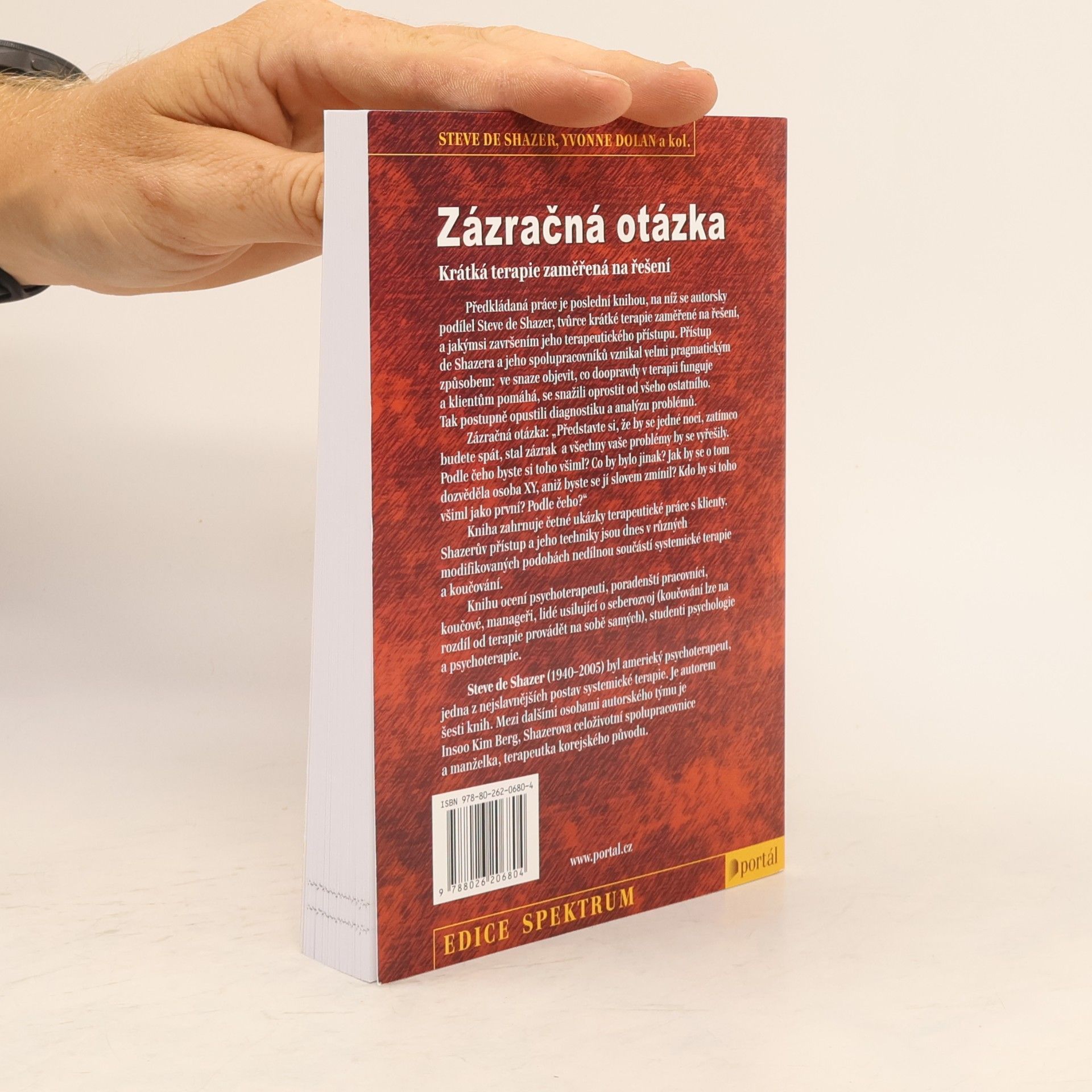 Steve de Shazer Zázračná otázka