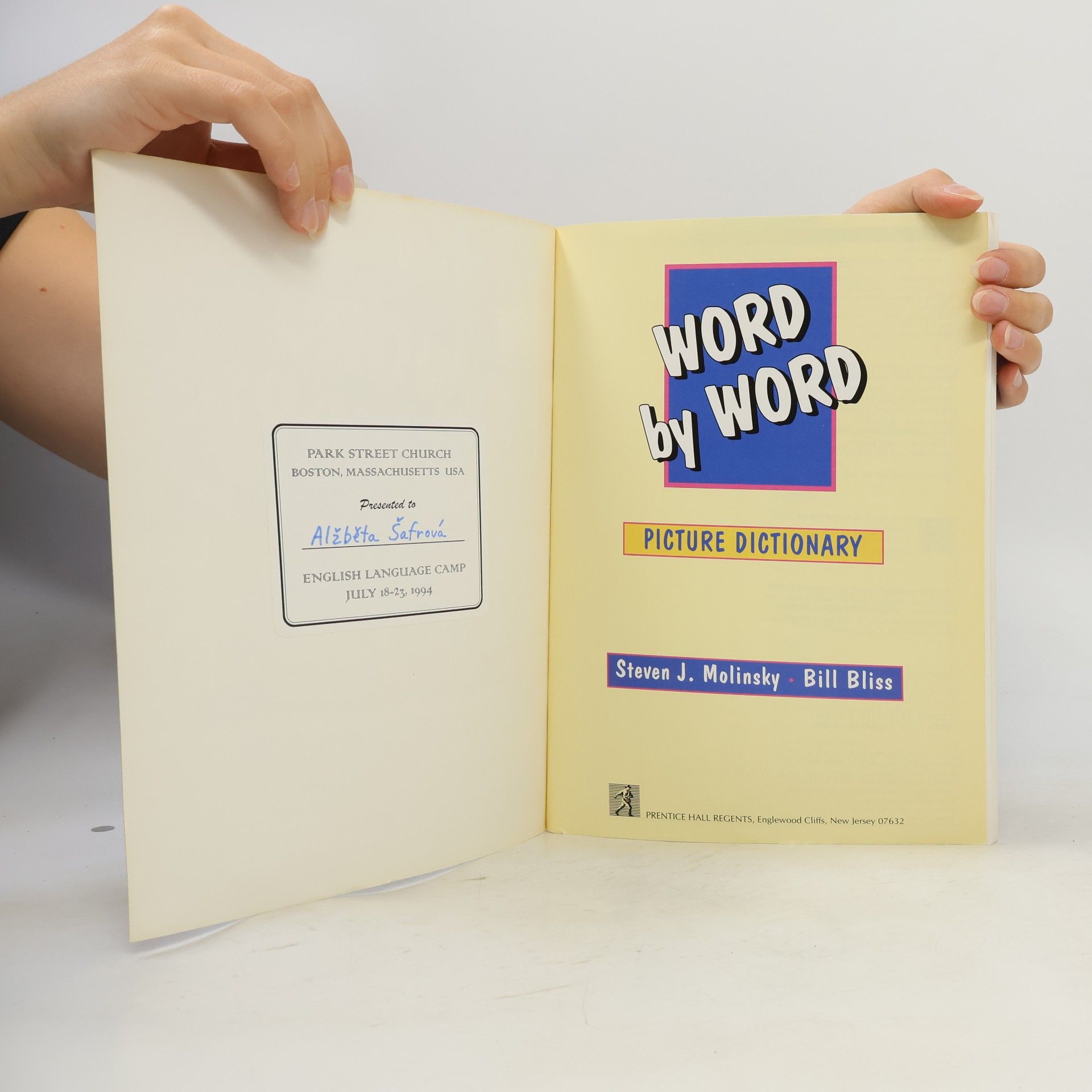 Bill Bliss Word by Word Picture Dictionary