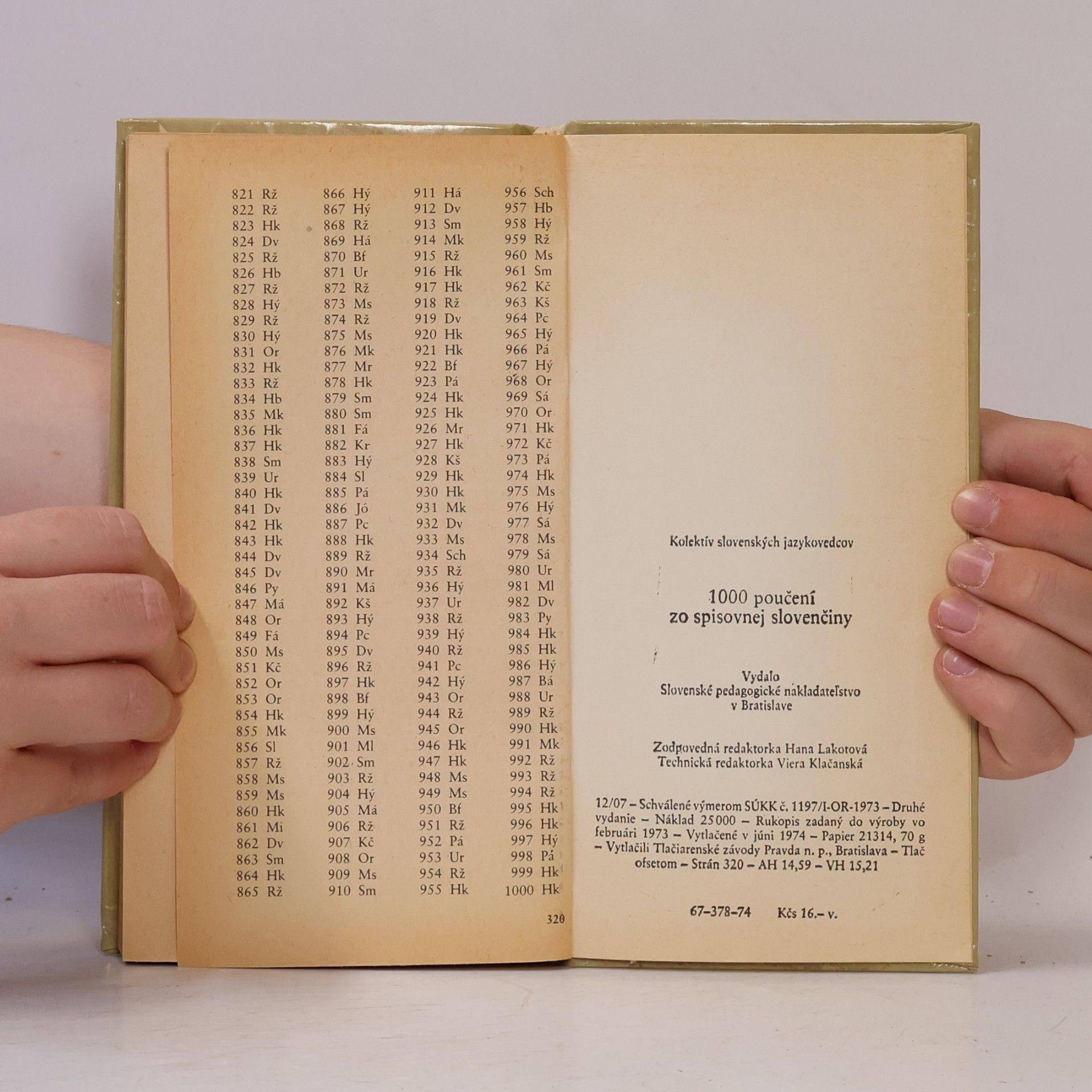 Autorenkollektiv 1000 poučení zo spisovnej slovenčiny