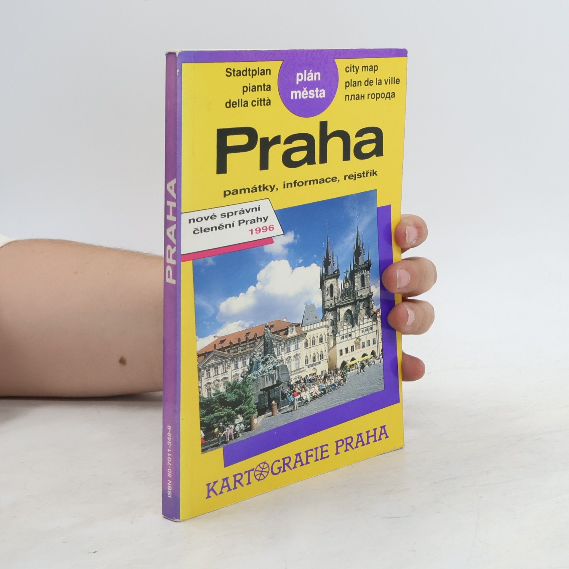 Autorenkollektiv Praha: Plán města. Památky, informace, rejstřík