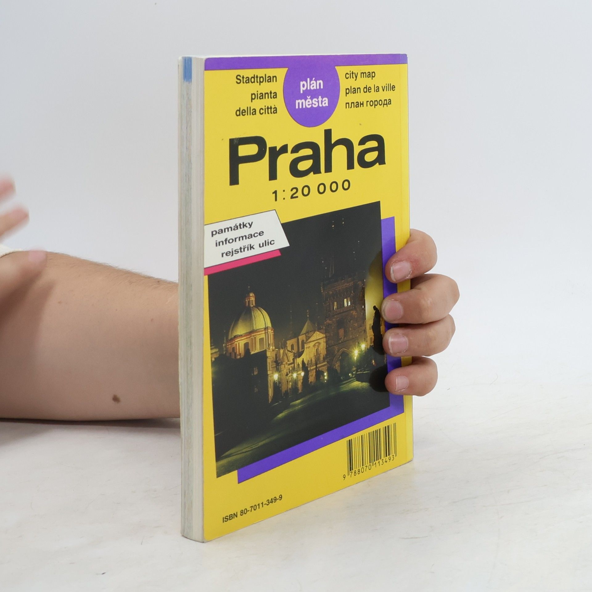 Autorenkollektiv Praha: Plán města. Památky, informace, rejstřík