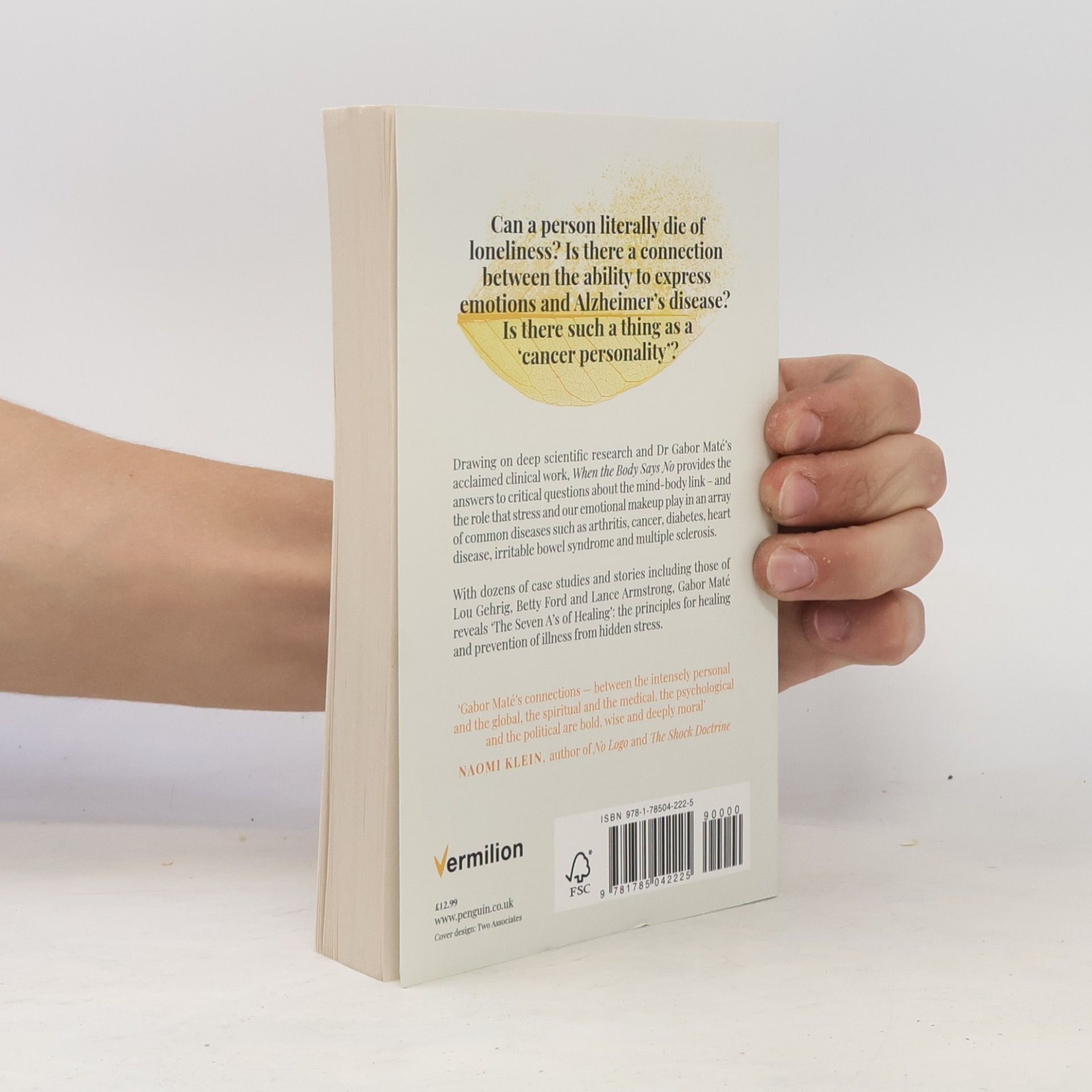 Gabor Maté When the Body Says No