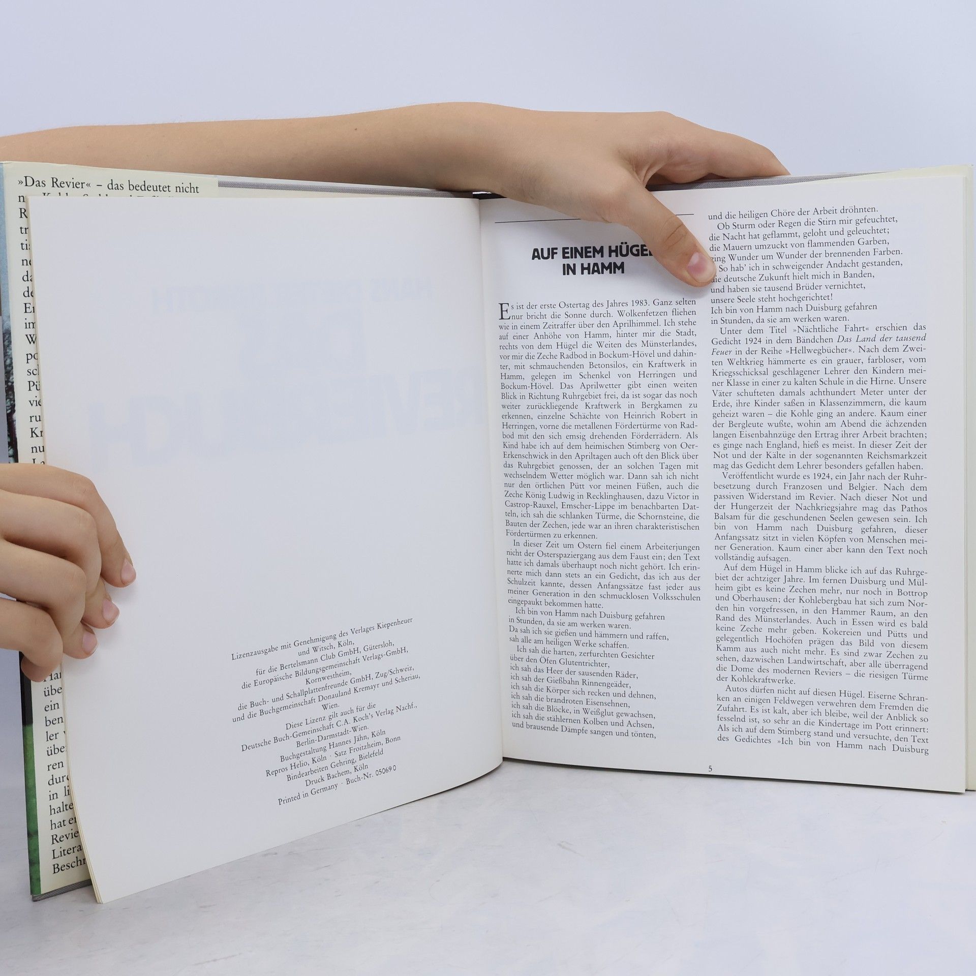 Hans Dieter Baroth Das Revierbuch