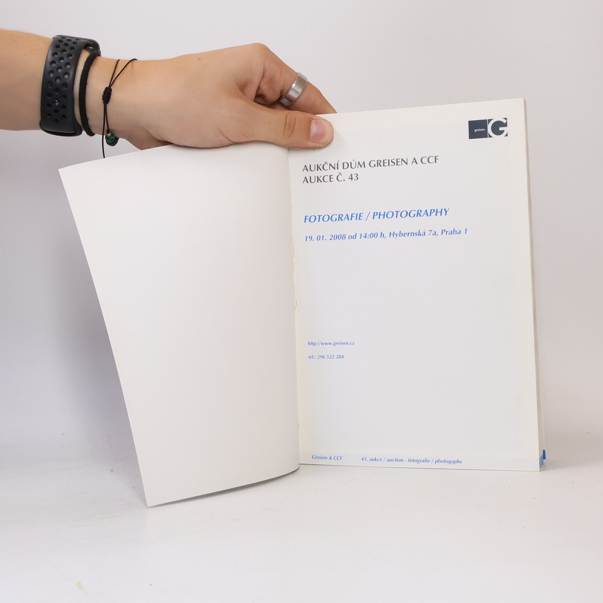 Various authors 43. aukce / Auction - Fotografie / Photography Greisen / CCF