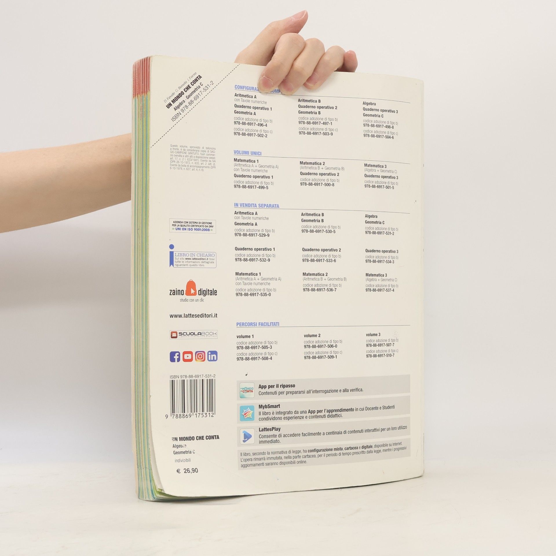 D. Favale Un mondo che conta. Algebra. Con Geometria C. Per la Scuola media. Con e-book. Con espansione online