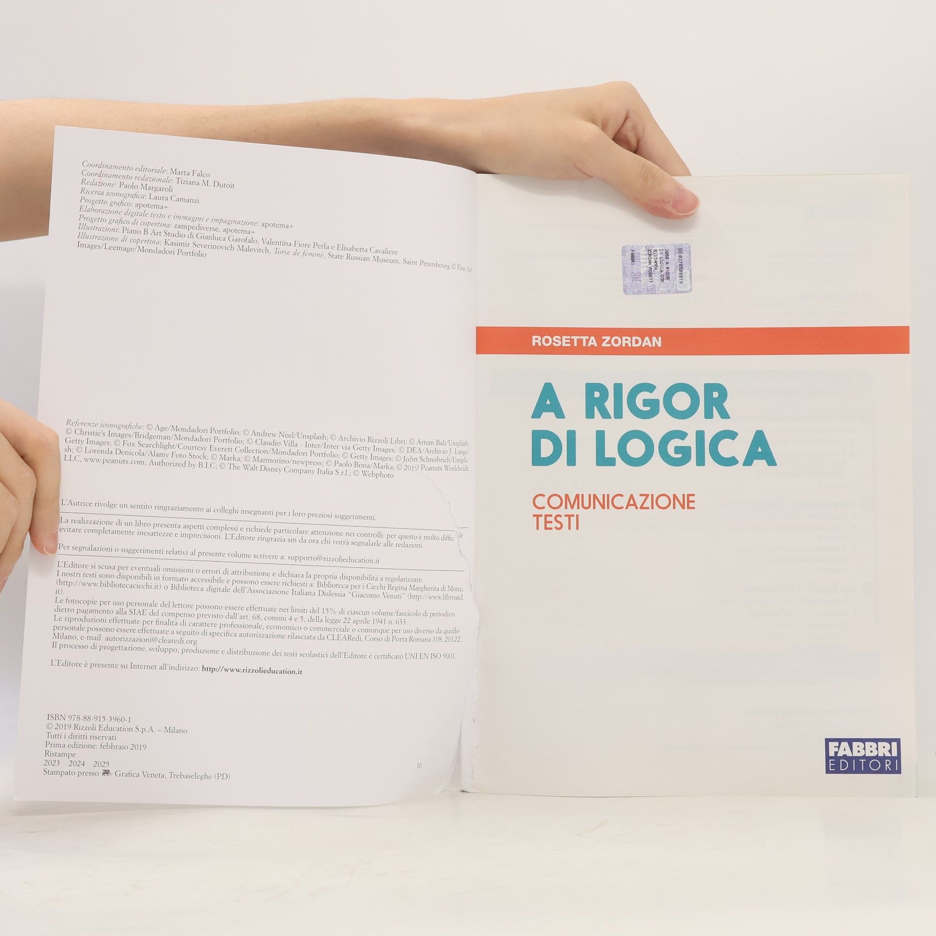 Rosetta Zordan A Rigor di Logica