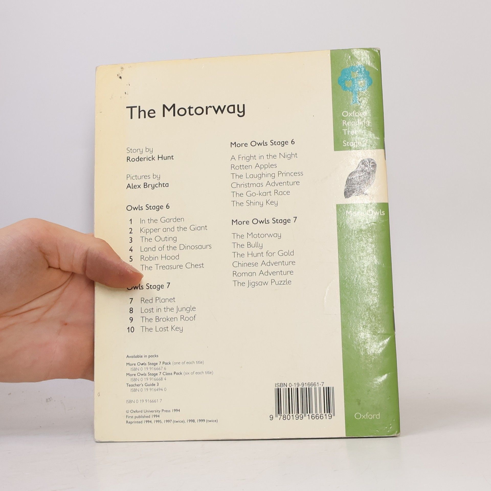 Roderick Hunt Oxford Reading Tree: More Owls: The Motorway