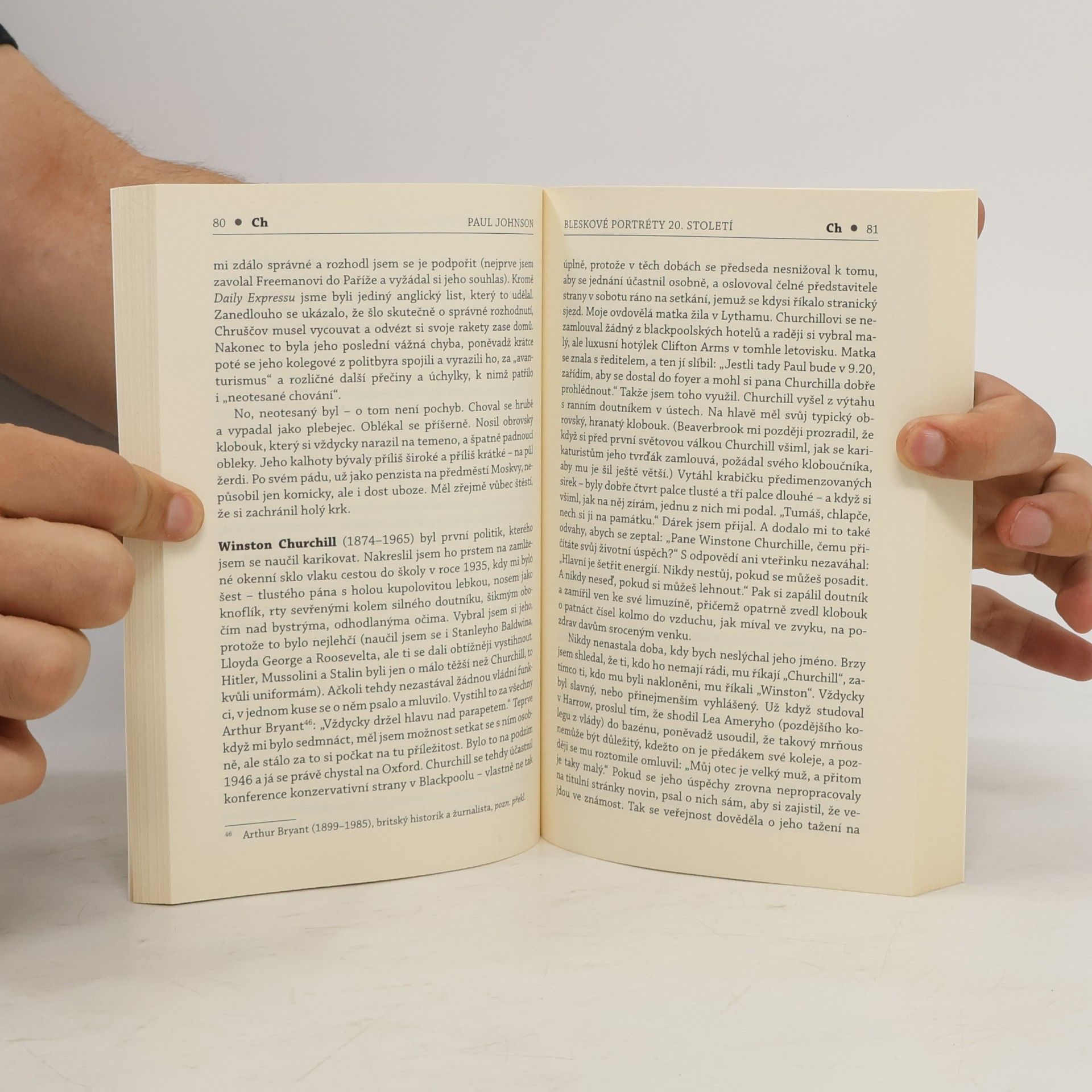 Paul Johnson Bleskové portréty 20. století