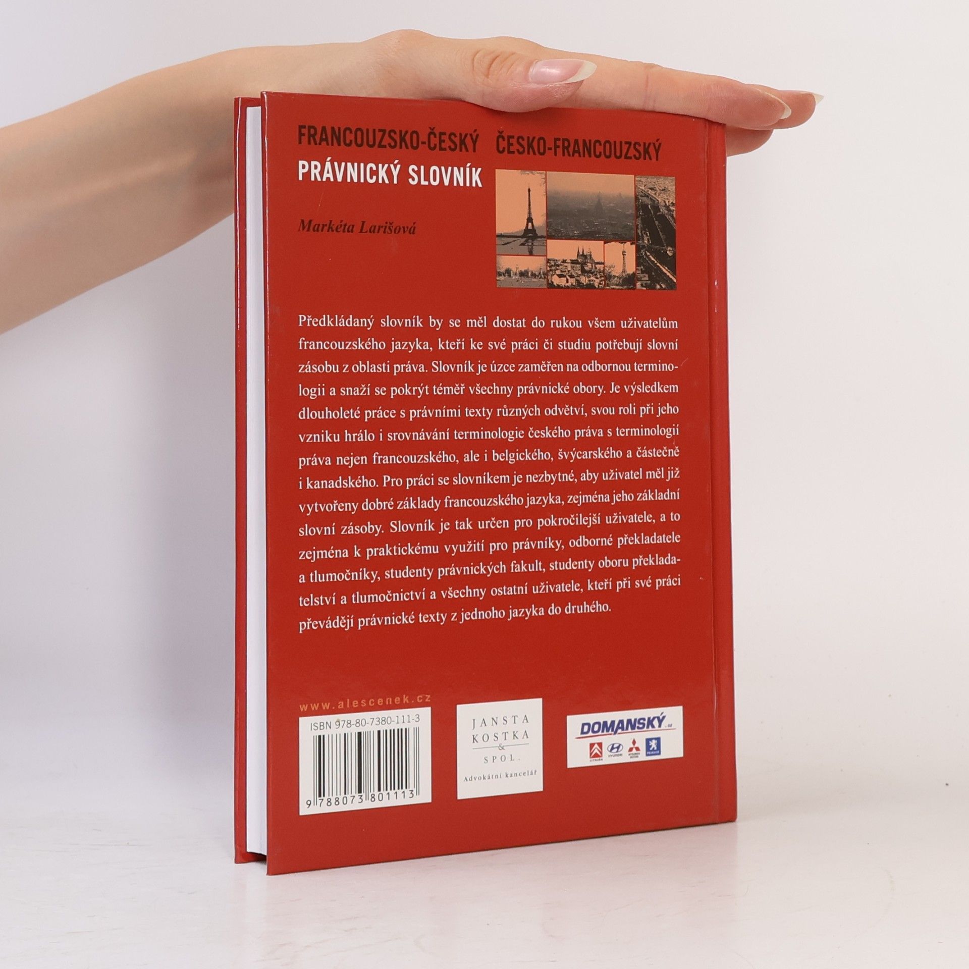 Markéta Larišová Francouzsko-český, česko-francouzský právnický slovník