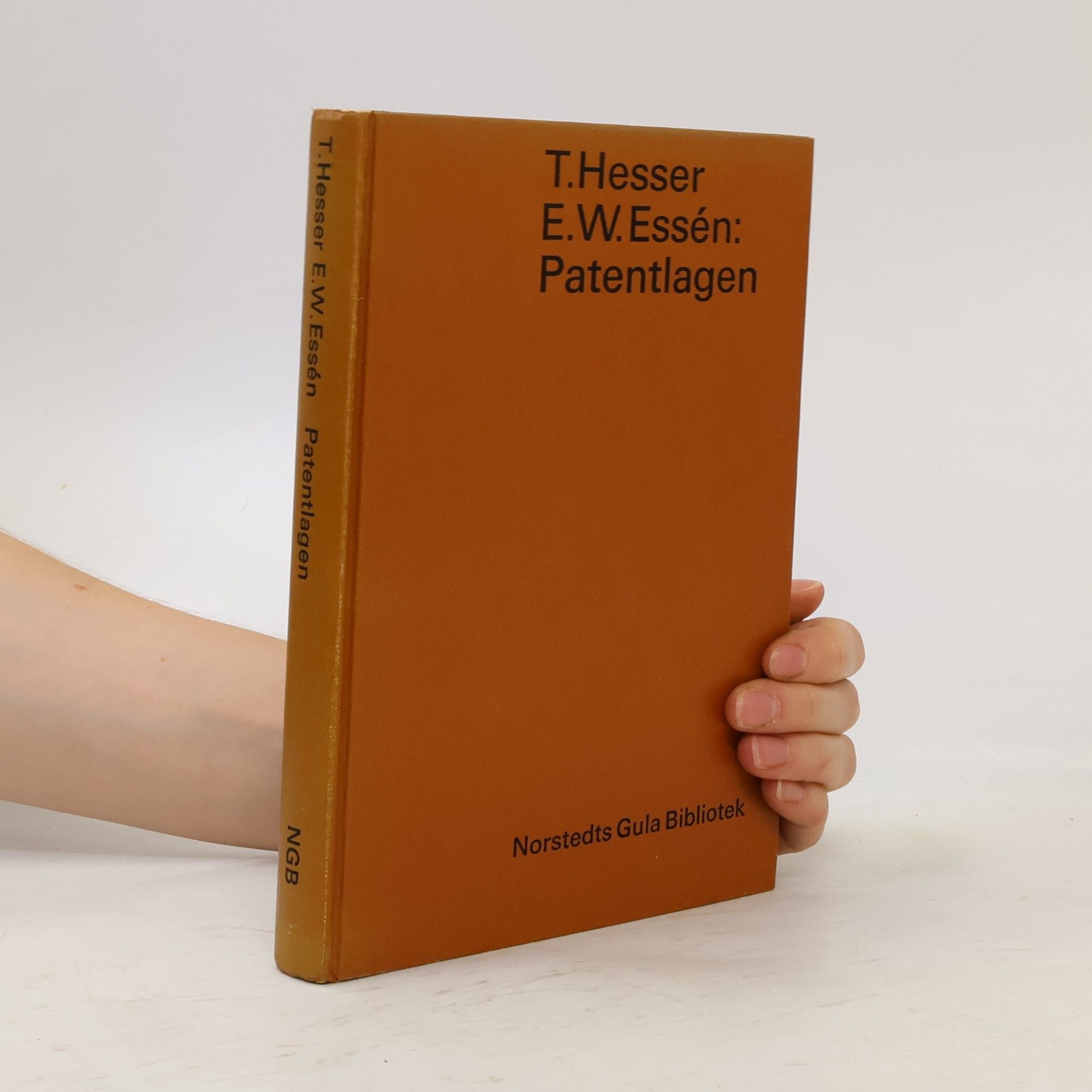 Eric W. Essén Patentlagen jämte patentkungörelsen och övriga följdförfattningar