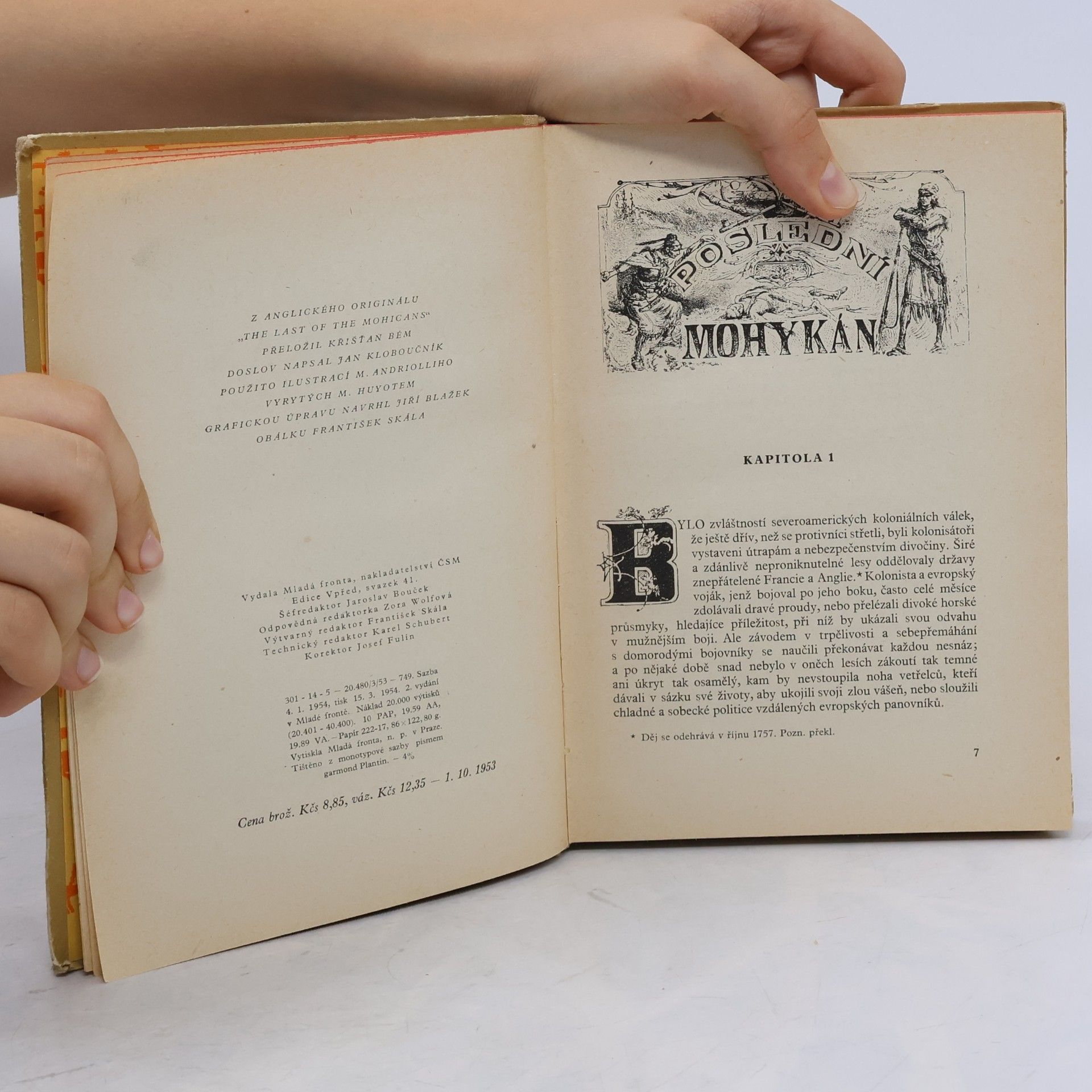 James Fenimore Cooper Poslední Mohykán