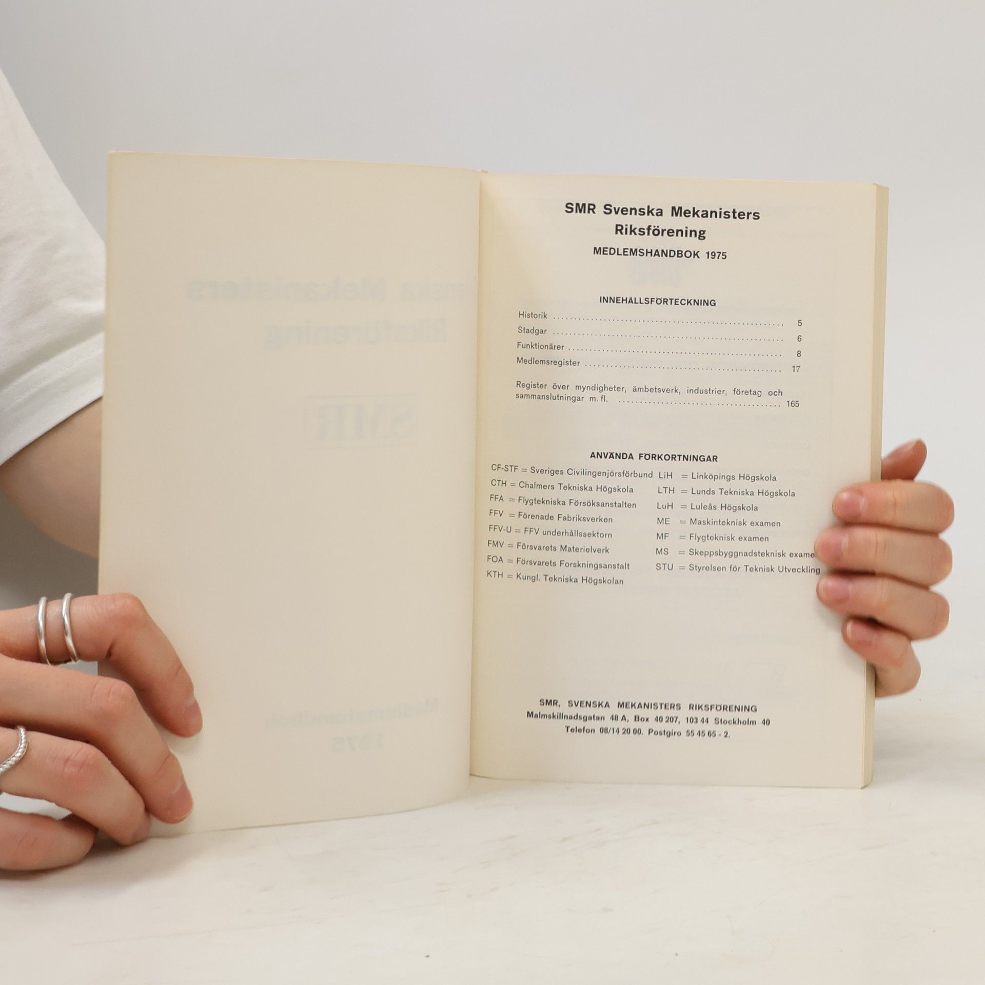AA.VV. Svenska Mekanisters Riksförening