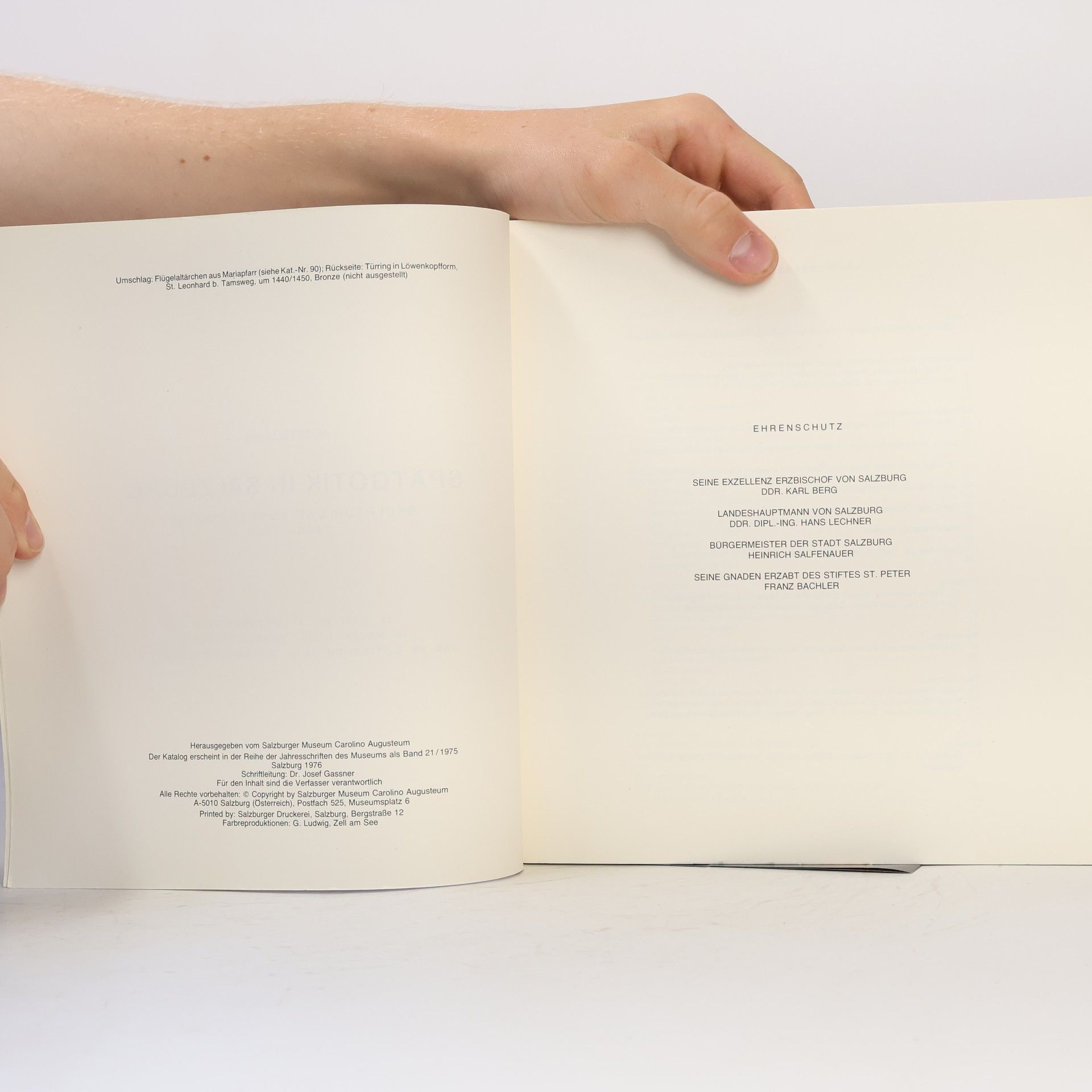 Various authors Spätgotik in Salzburg. Skulptur und Kunstgewerbe