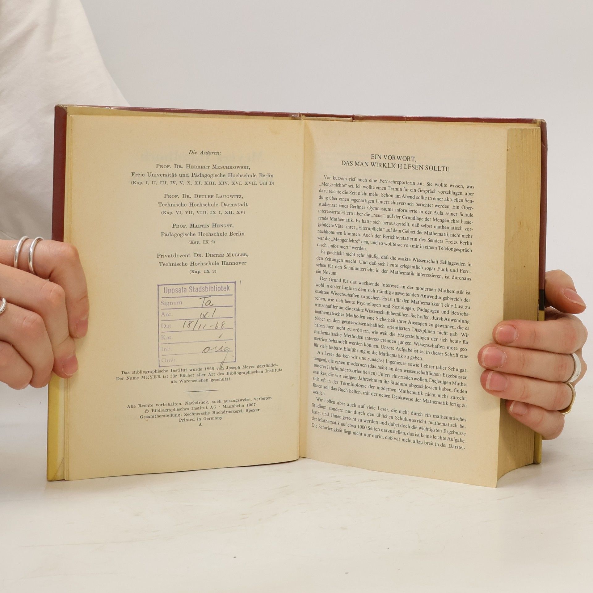 nezn. Meyers Handbuch über die Mathematik