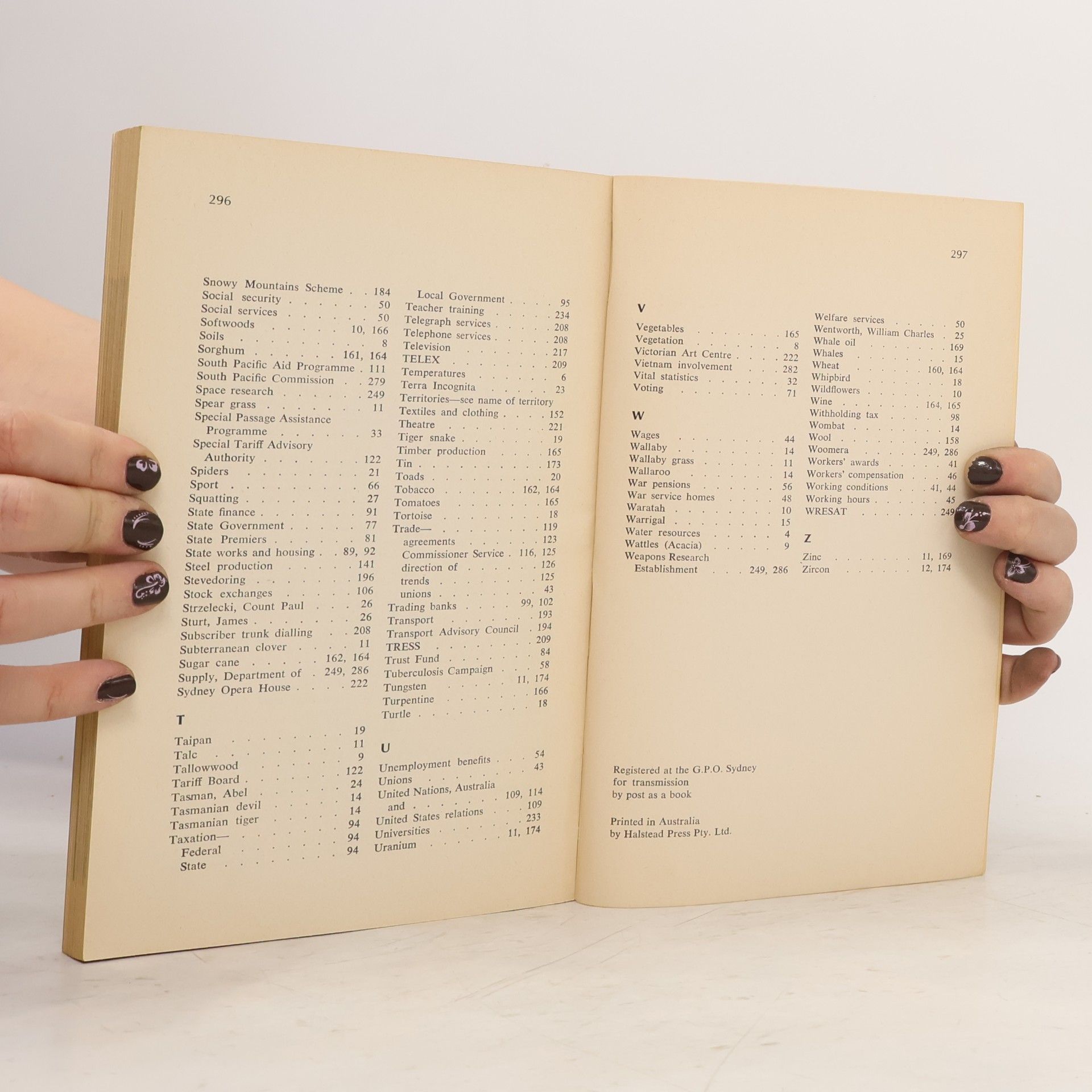 Various authors Australia 1971 Handbook
