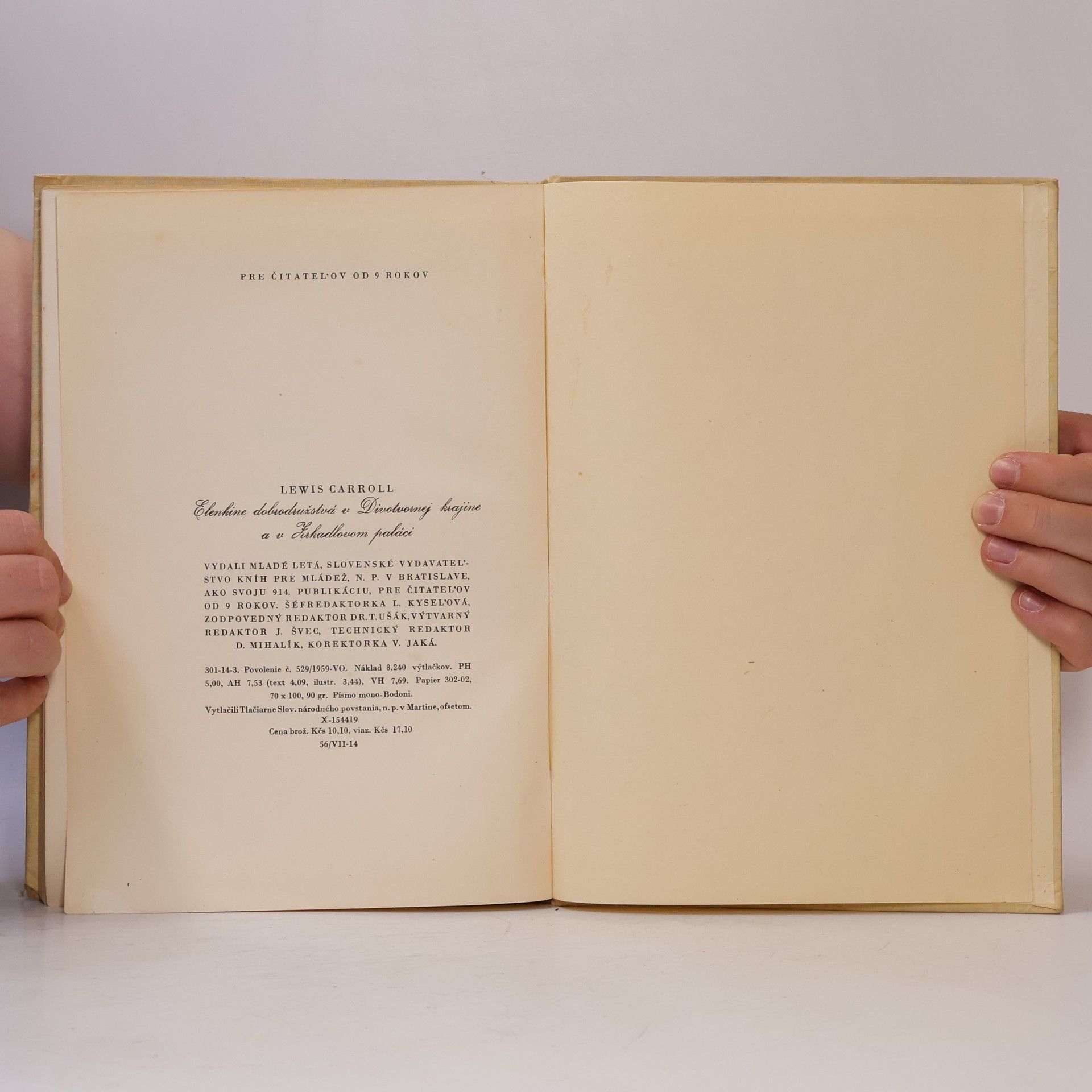 Lewis Carroll Elenkine dobrodružstvá v Divotvornej krajine a v Zrkadlovom paláci