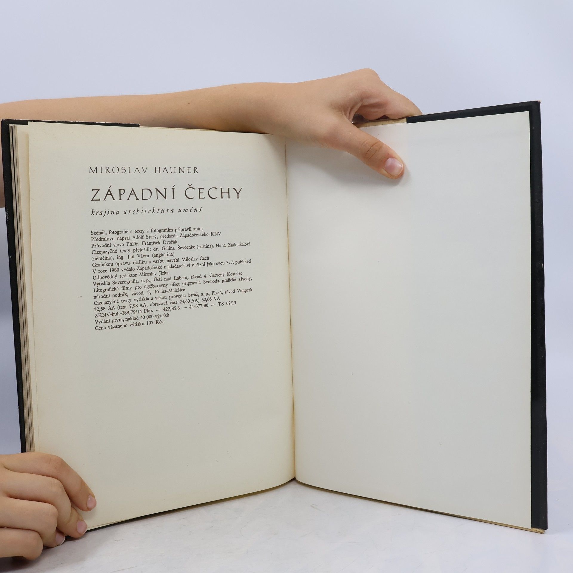 Miroslav Hauner Západní Čechy. Krajina, architektura, umění