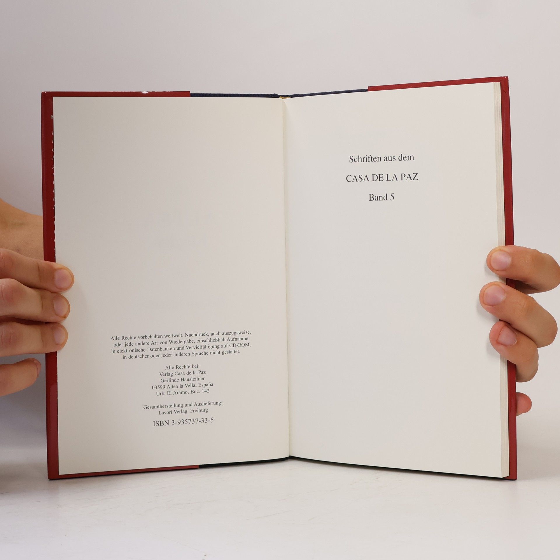 Helmut Pfandler Schriften aus dem Casa De La Paz - 5: Die Altea Elegien