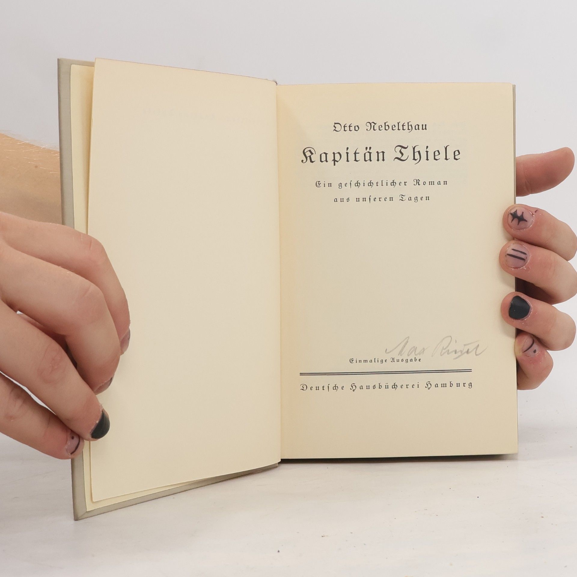 Otto Nebelthau Kapitän Thiele
