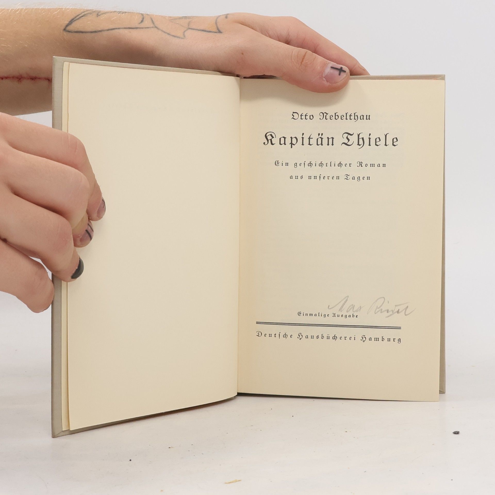 Otto Nebelthau Kapitän Thiele