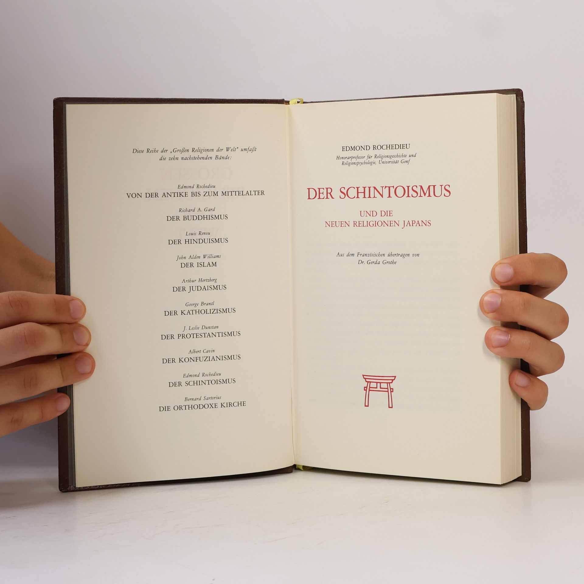 Edmond Rochedieu Der Schintoismus und die Neuen Religionen Japans