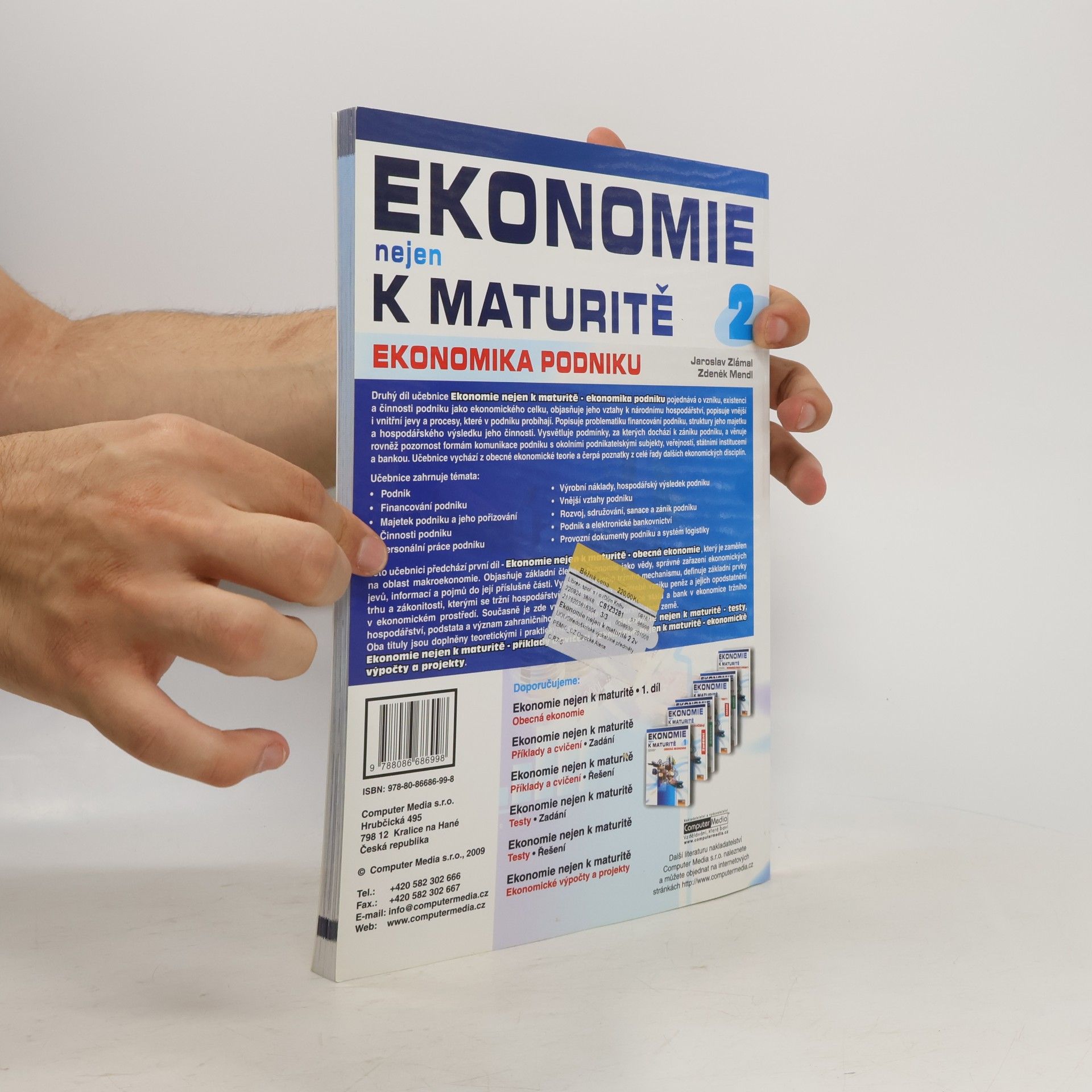 Jaroslav Zlámal Ekonomie nejen k maturitě. 2. díl, Ekonomika podniku