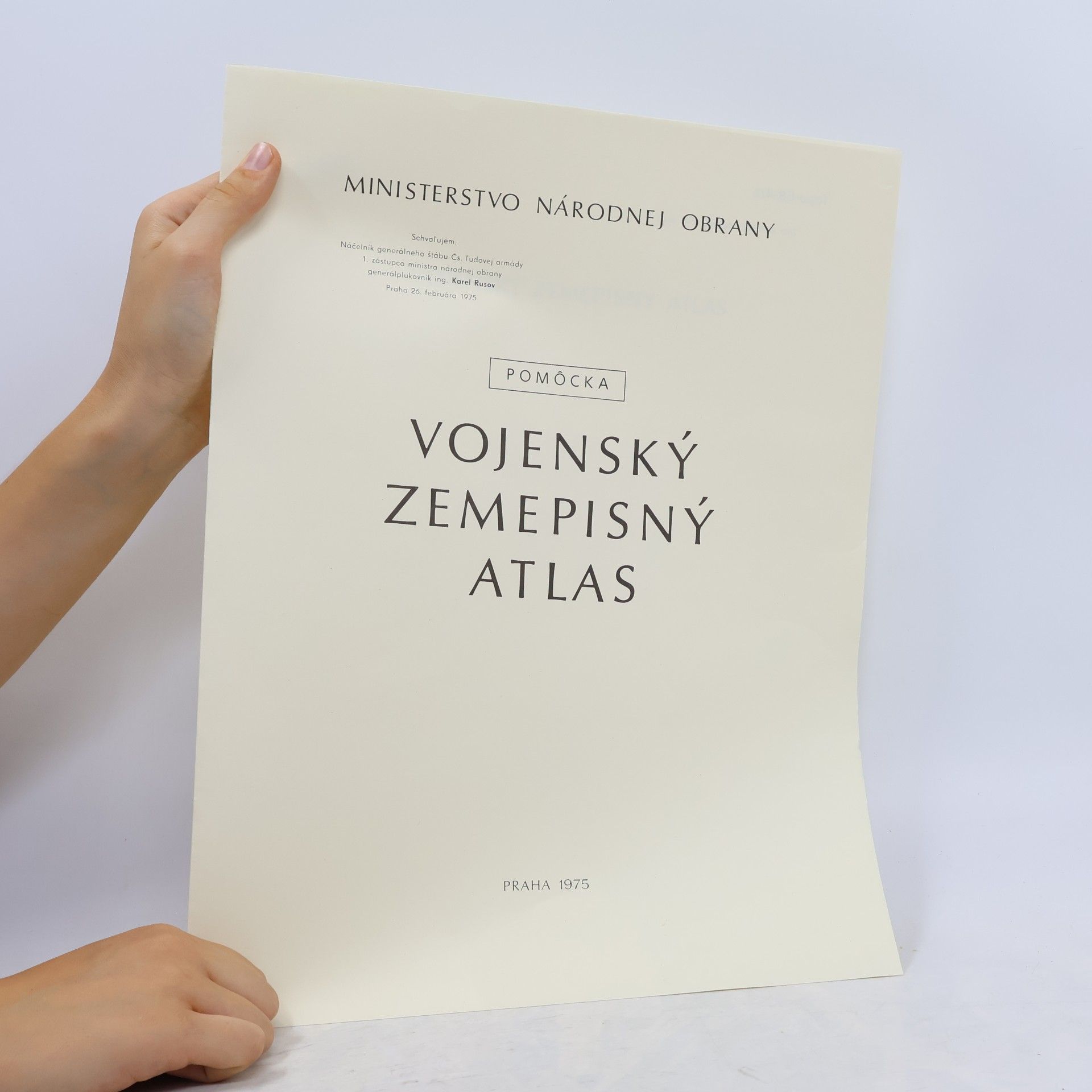 Collectif d'auteurs Vojenský zemepisný atlas