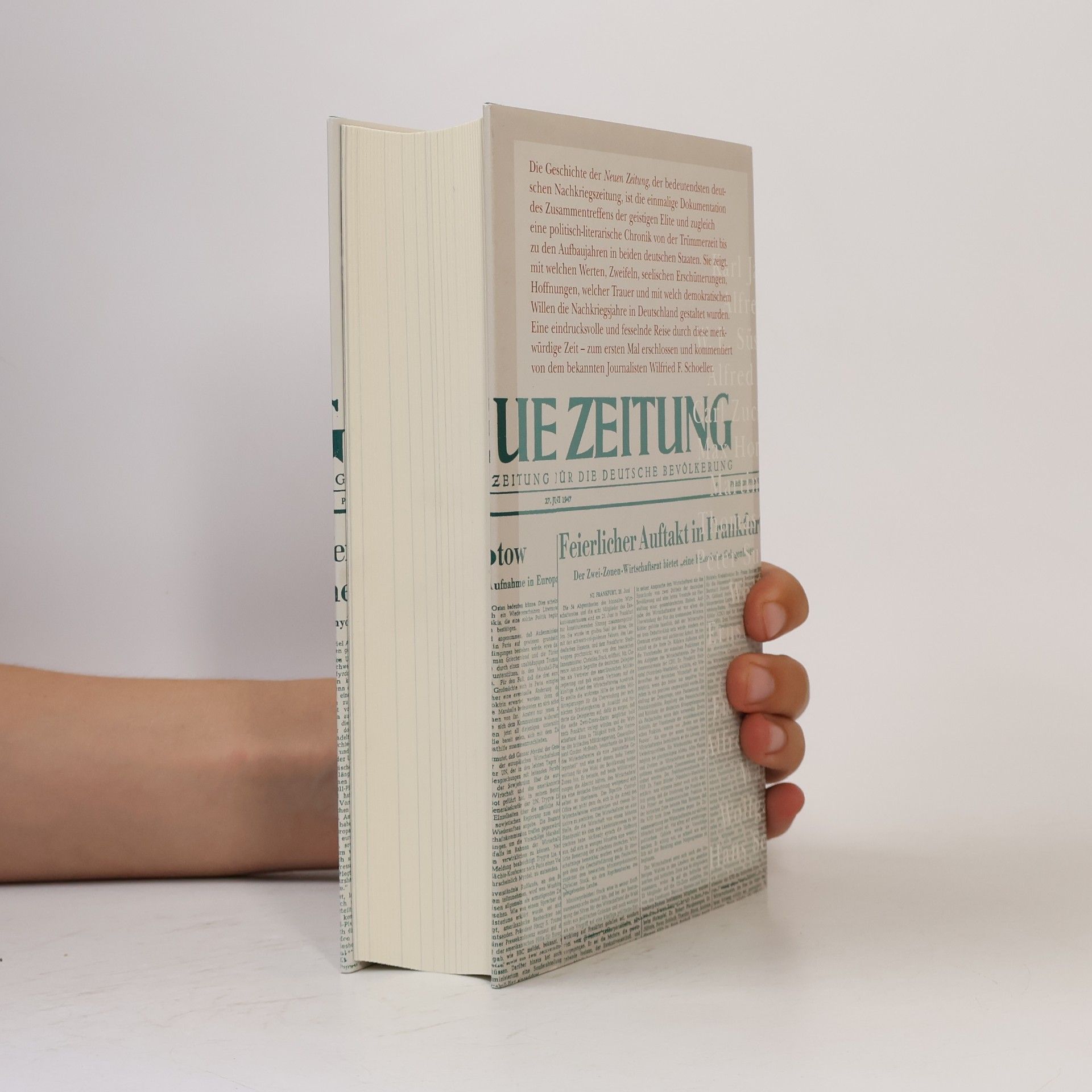 Wilfried F. Schoeller Diese merkwürdige Zeit