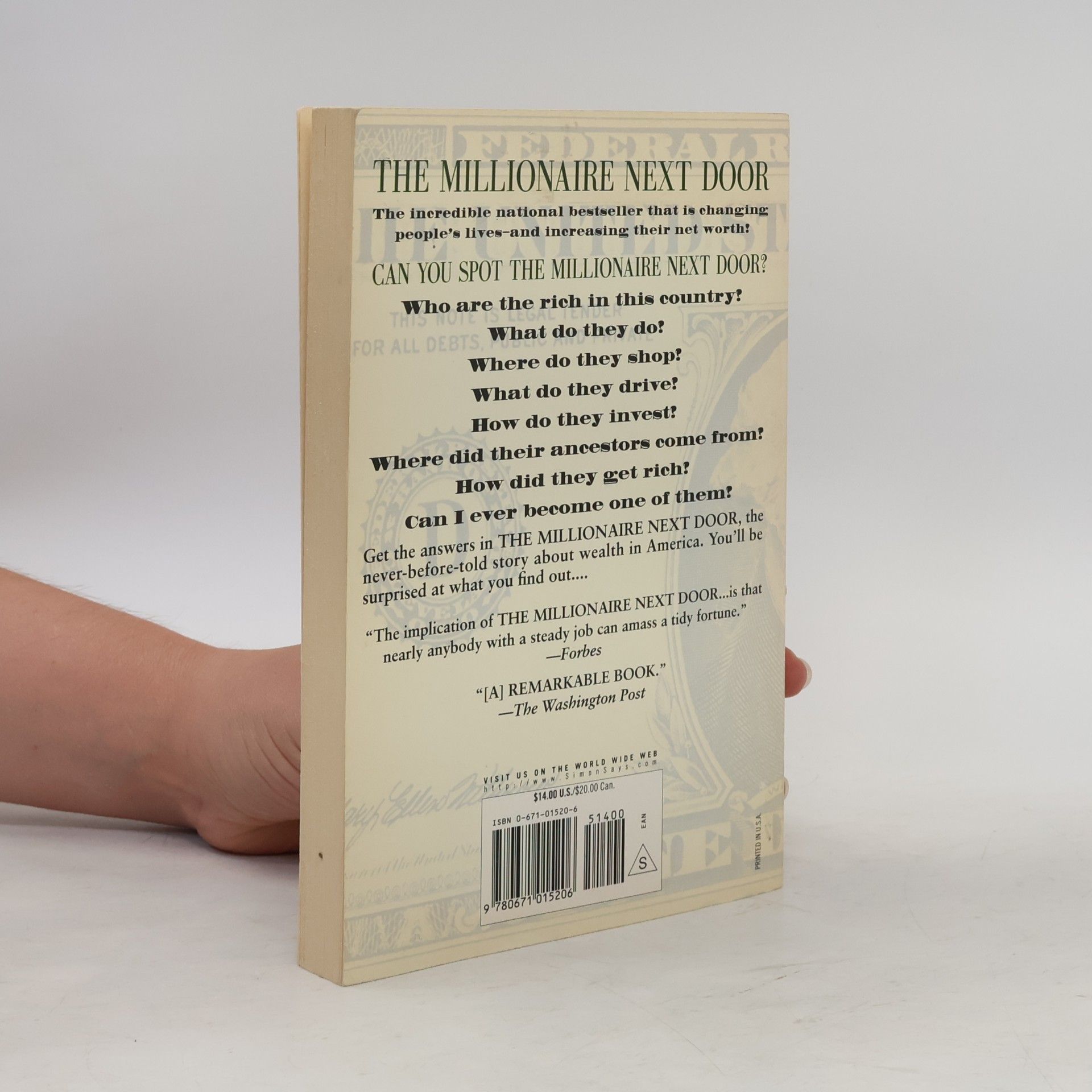 Thomas J. Stanley The Millionaire Next Door