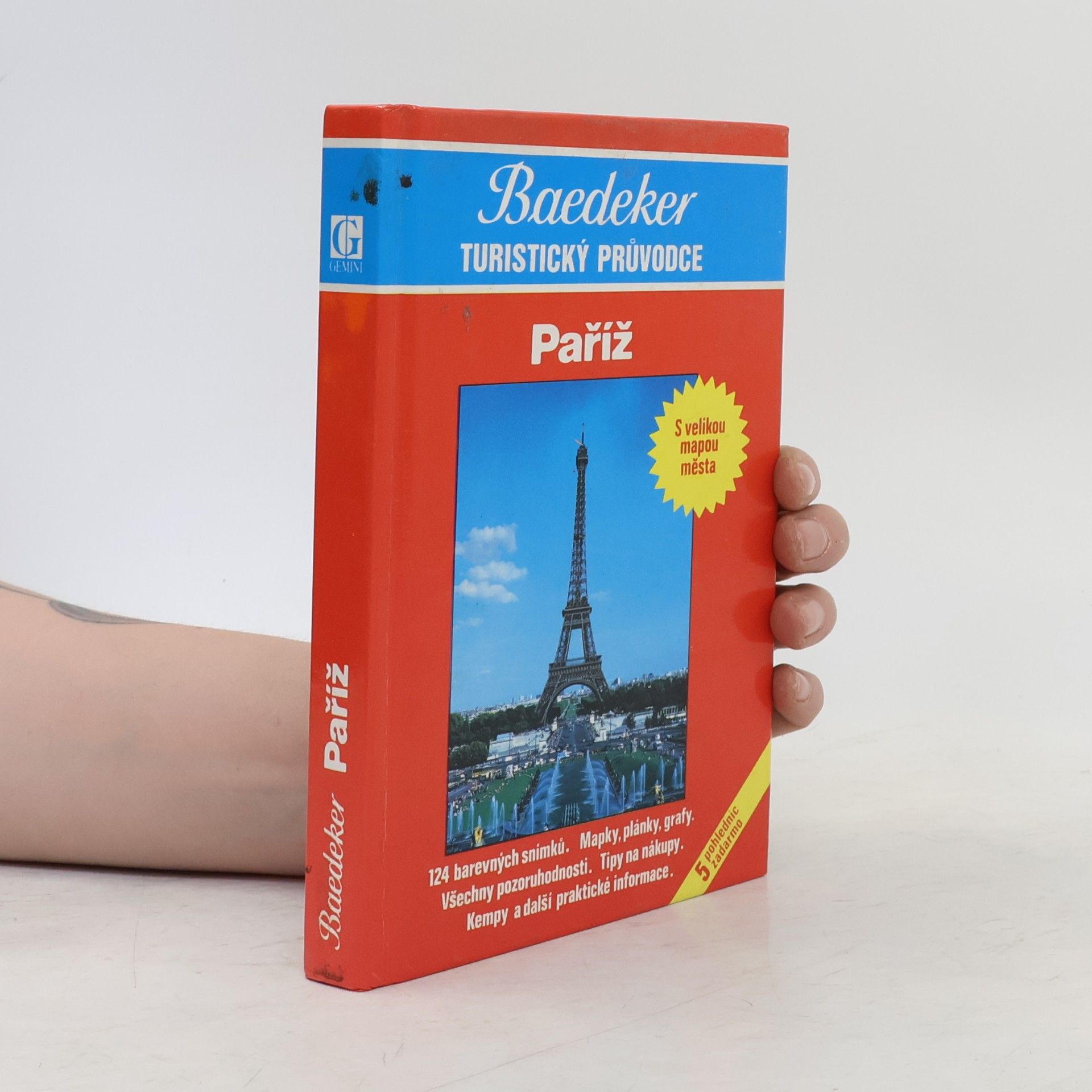 Florian Baedeker Paříž. Baedeker. Turistický průvodce