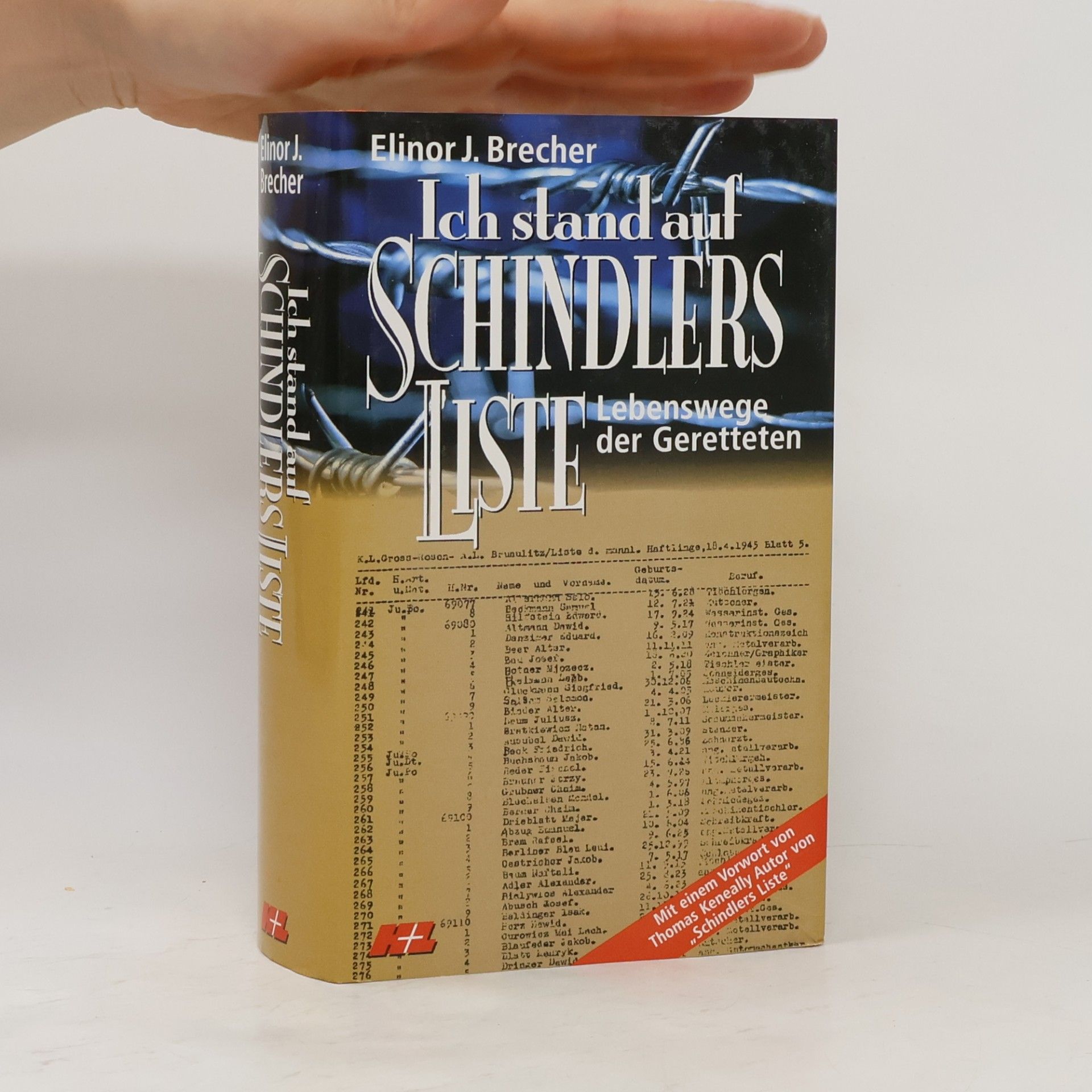 Elinor J. Brecher Ich stand auf Schindlers Liste