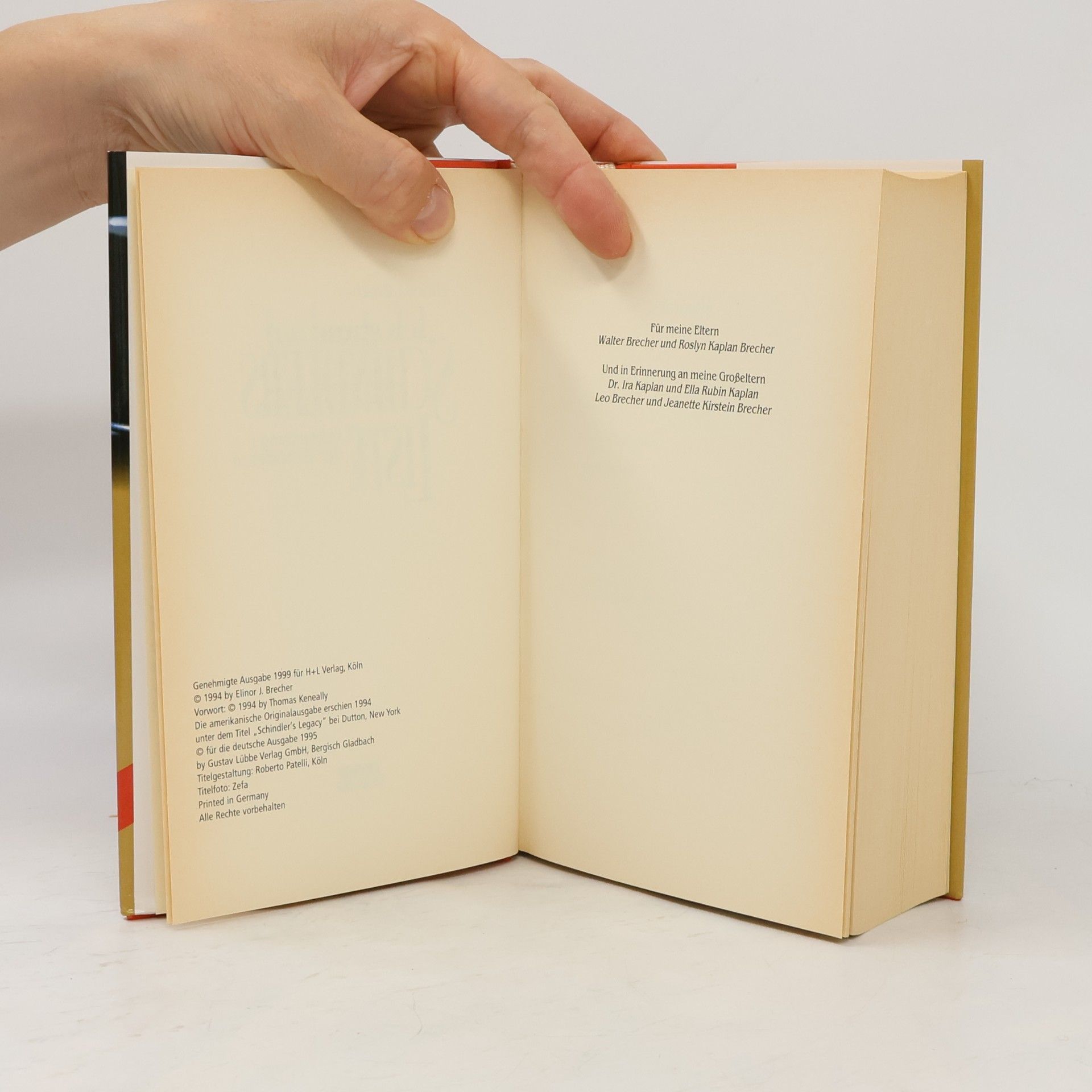 Elinor J. Brecher Ich stand auf Schindlers Liste