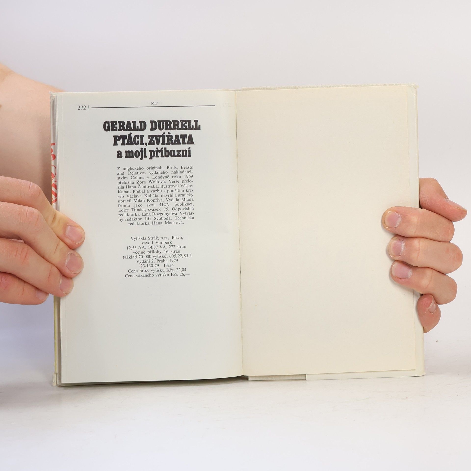 Gerald Durrell Ptáci, zvířata a moji příbuzní