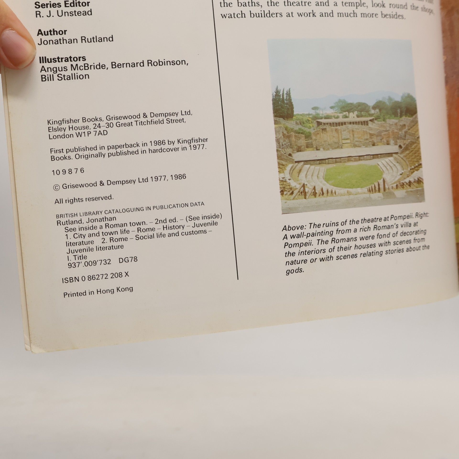 R.J. Unstead See Inside a Roman Town