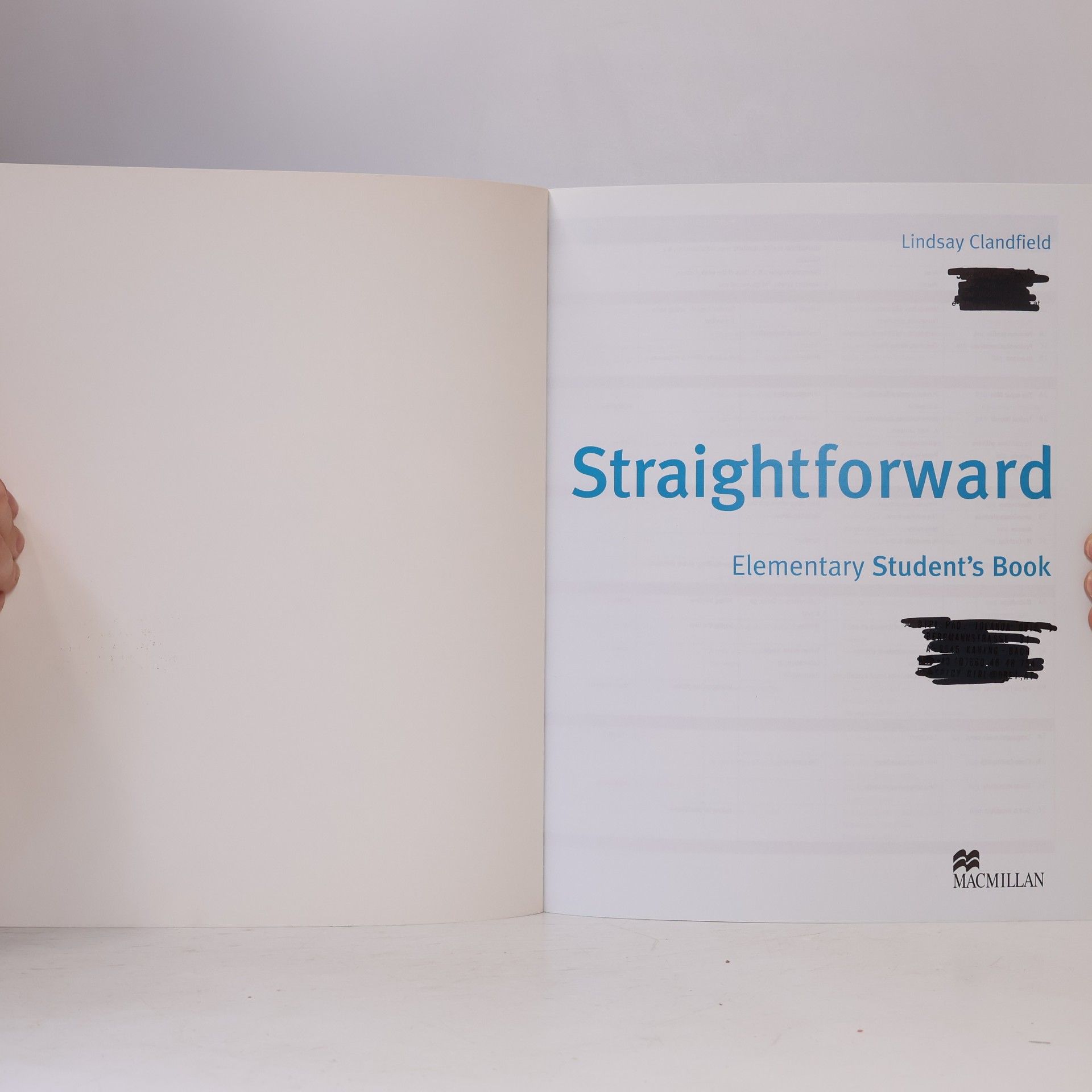 Lindsay Clandfield Straightforward Elementary Student's Book