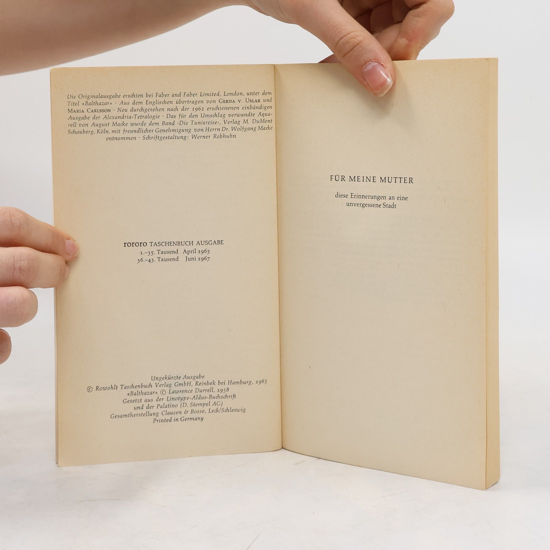 Lawrence Durrell Balthazar