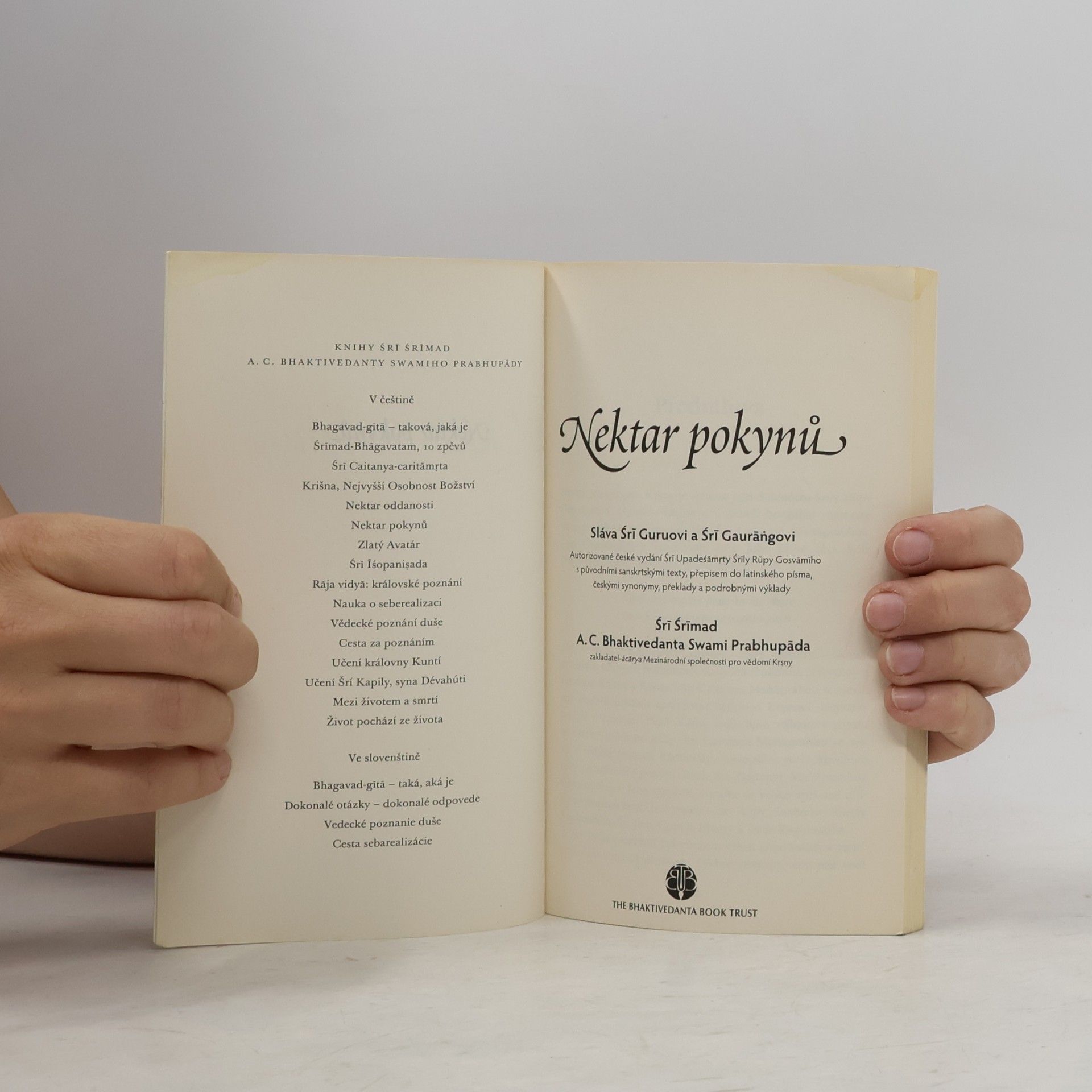 Šrí Šrímad A. Č. Bhaktivédanta Swami Prabhupáda Nektar pokynů