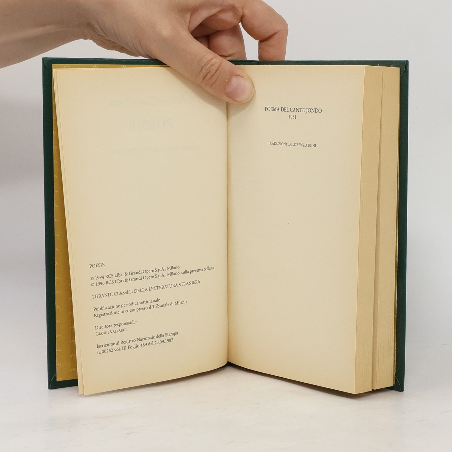 Federico García Lorca Poesie
