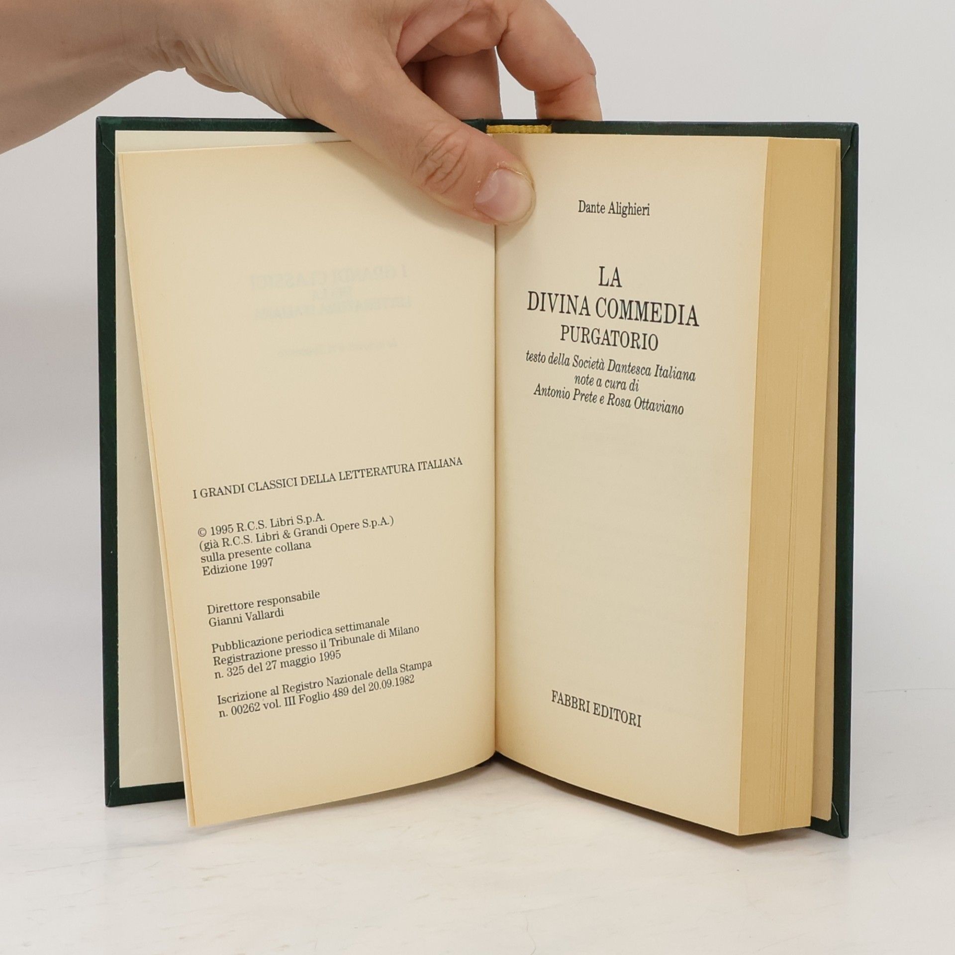 Dante Alighieri La divina commedia. Purgatorio