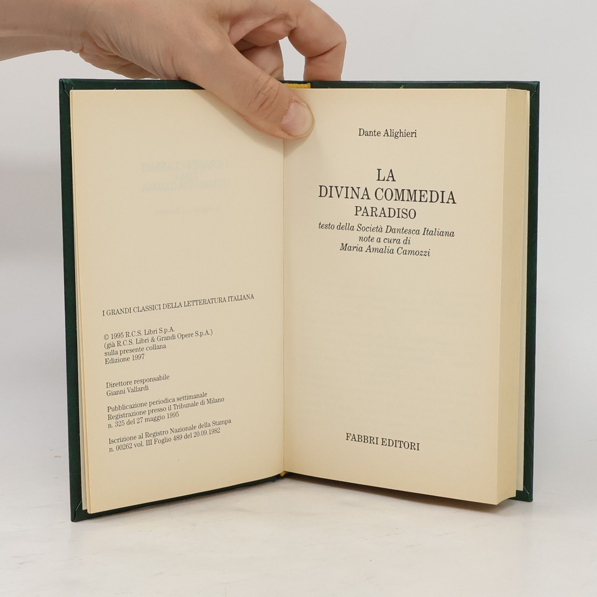 Dante Alighieri La Divina Commedia. Paradiso
