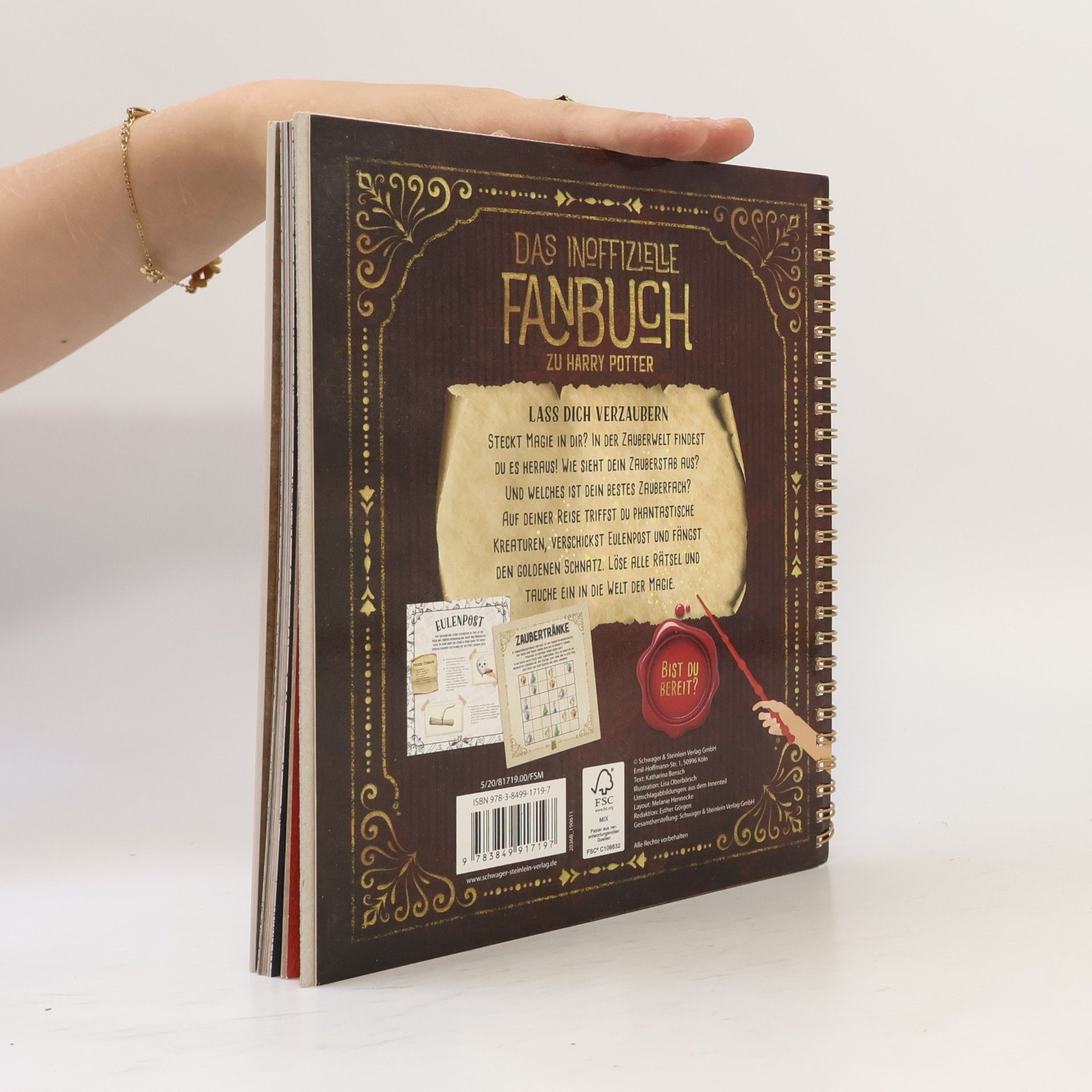 Katharina Bensch Das inoffizielle Fanbuch zu Harry Potter