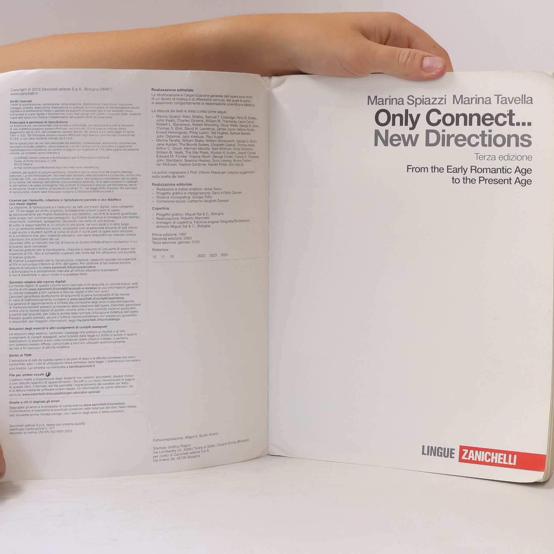 Marina Spiazzi Only connect... new directions. Ottocento e Novecento. From the early romantic age to the present age. Con espansione online. Per le Scuole superiori