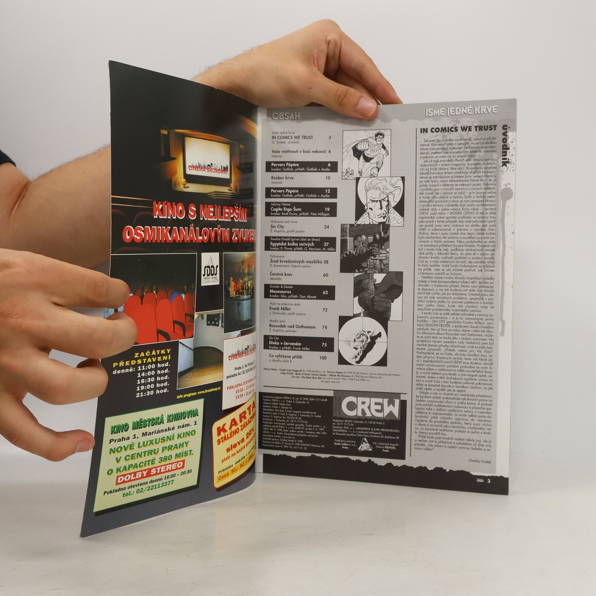 Kolektiv autorů Comicsový magazín Crew 8/1998