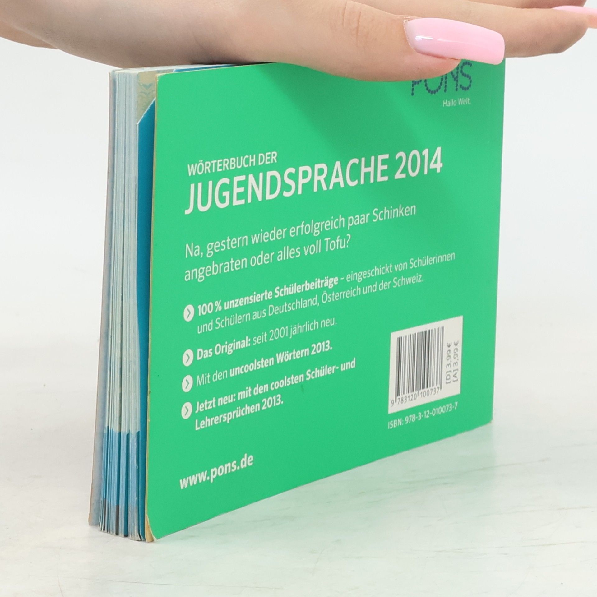 Autorenkollektiv PONS Wörterbuch der Jugendsprache 2014