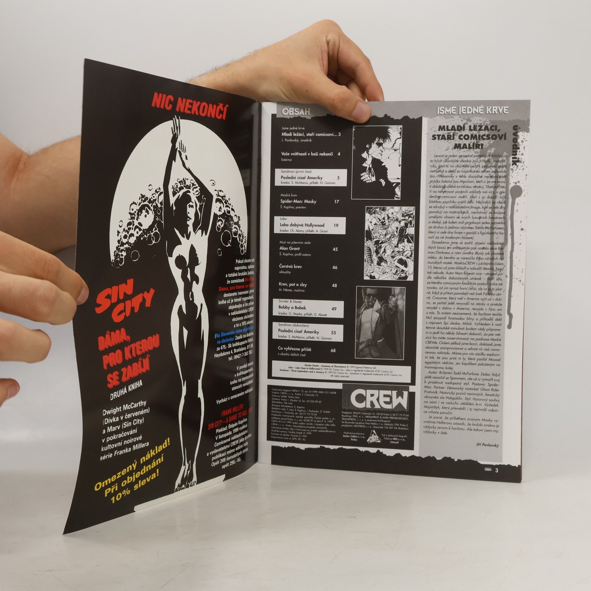Kolektív autorov Comicsový magazín Crew 13/1999
