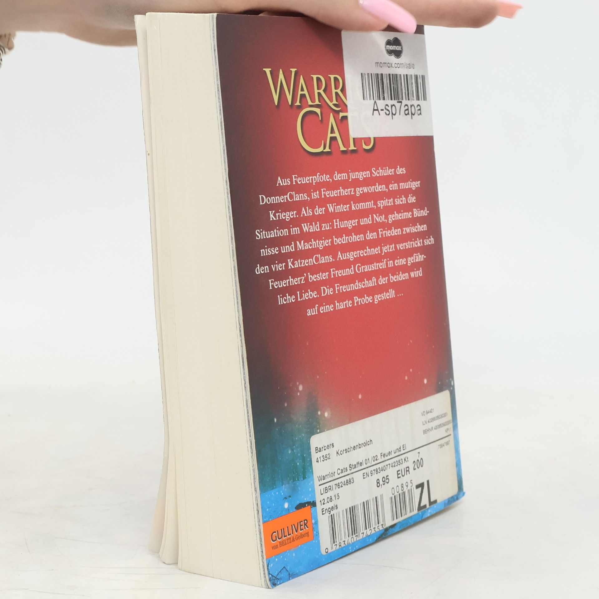 Erin Hunter Warrior Cats. Feuer und Eis